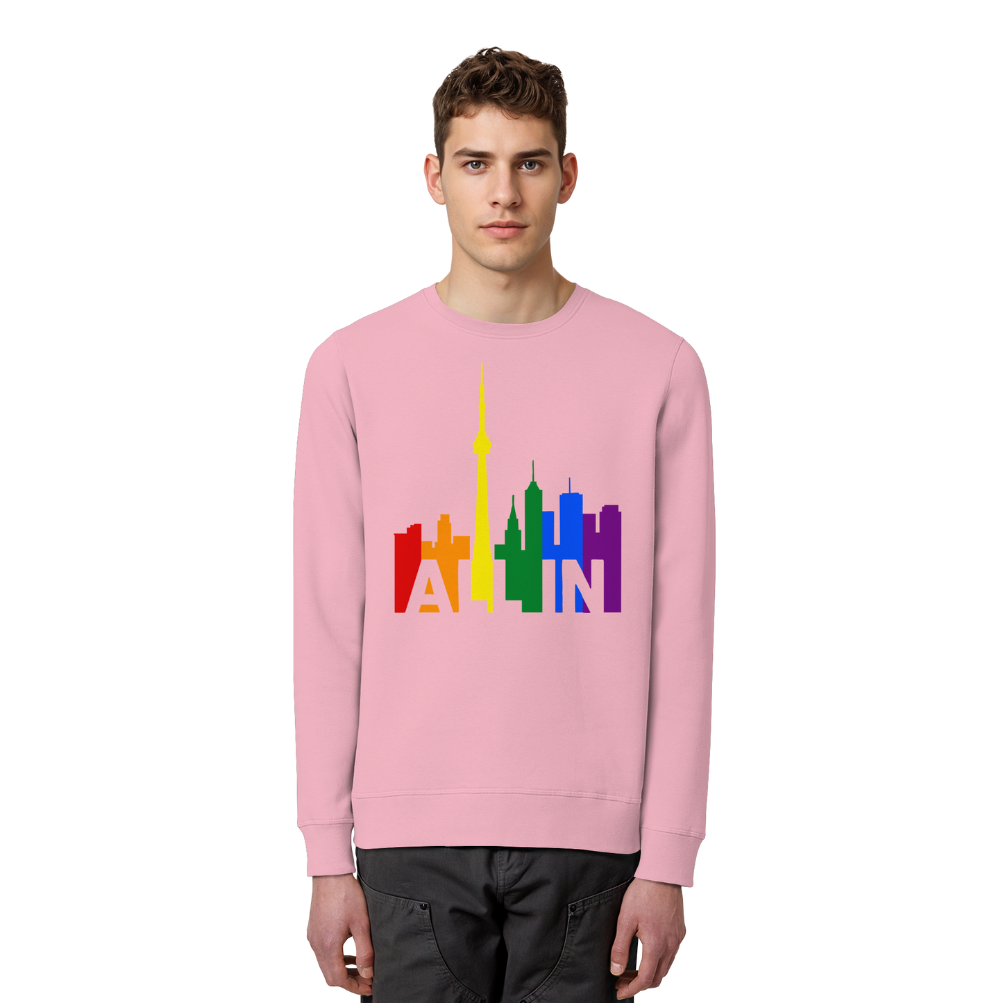 ALL IN – Pride Toronto Sweatshirt – Unisex Fit – Cozy & Bold