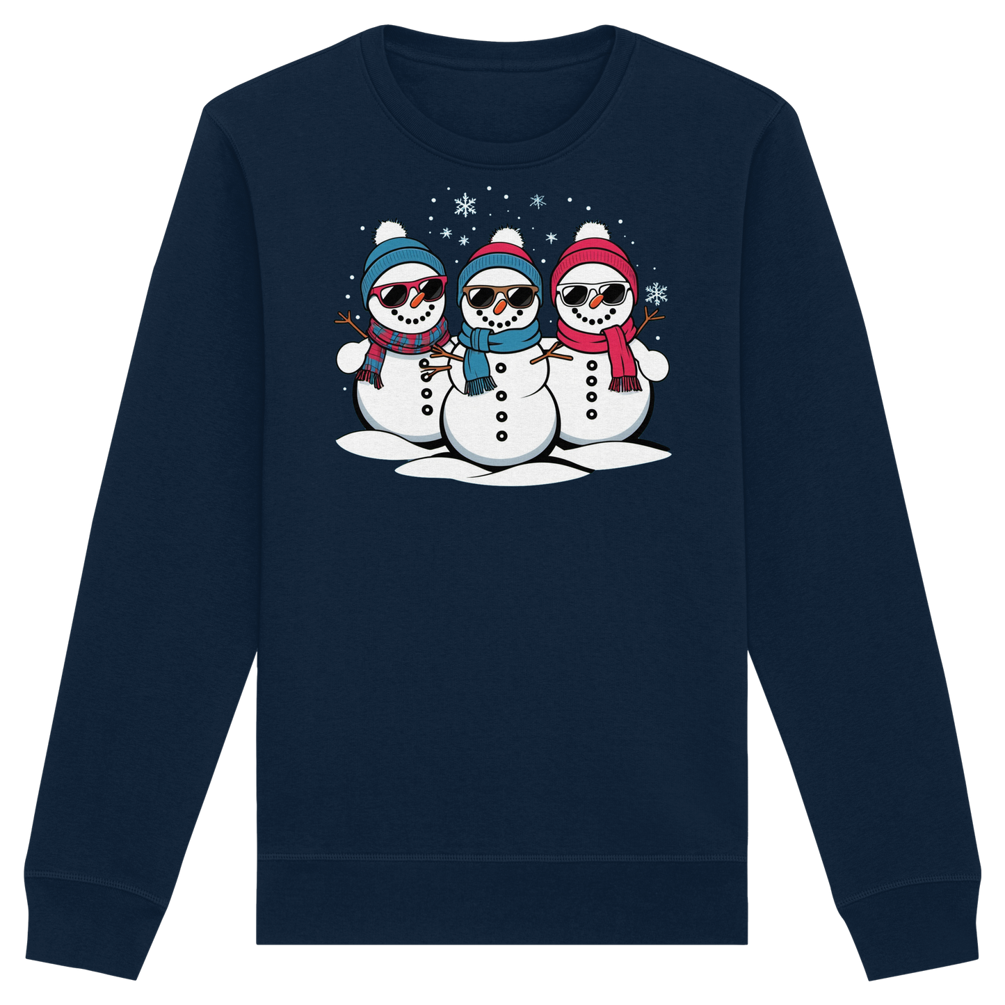 Cool Snow Squad Sweatshirt | Snowman Christmas Crewneck | Holiday Fleece
