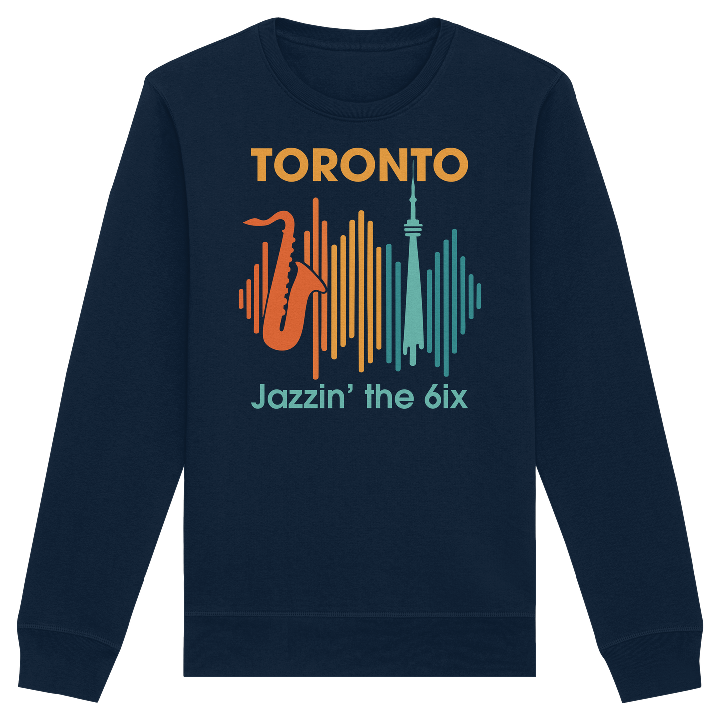 Toronto Jazzin’ the 6ix – Cozy Sweatshirt for Late-Night Soundwalks