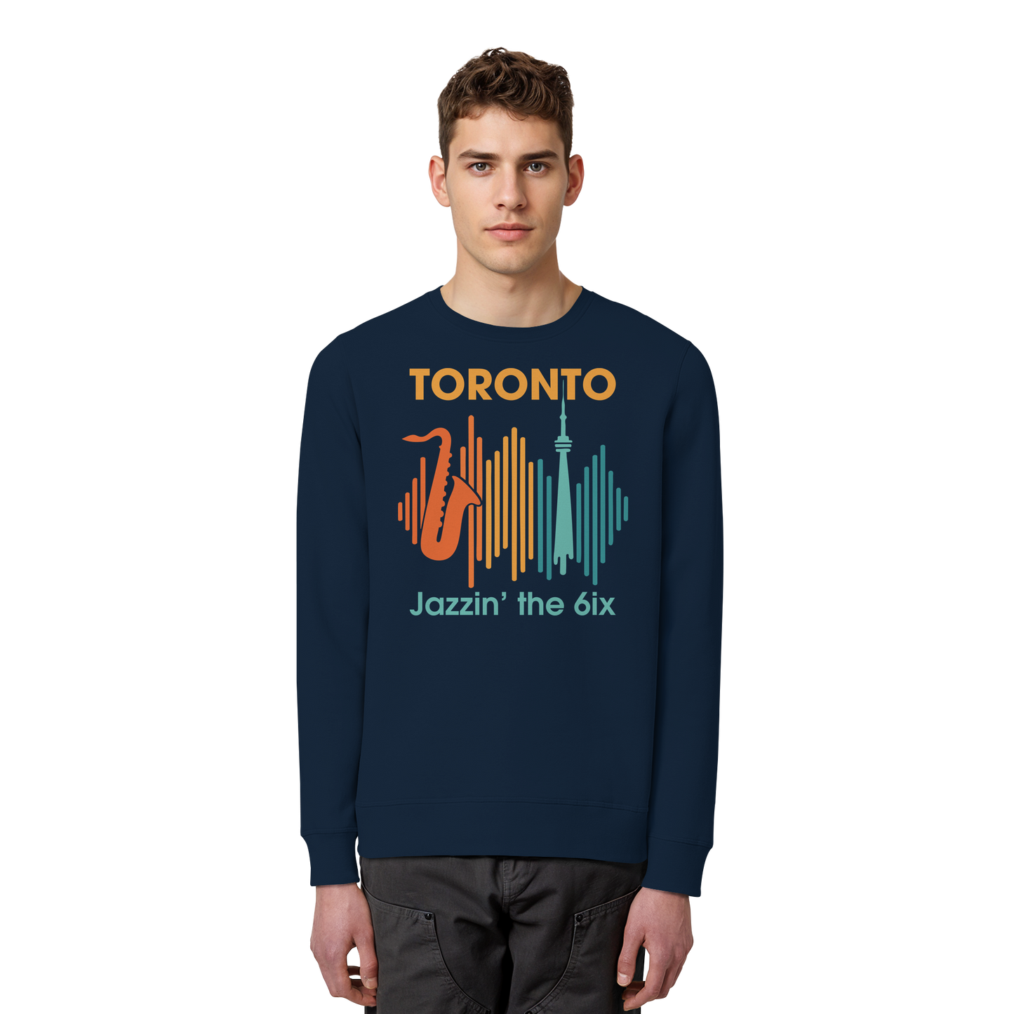 Toronto Jazzin’ the 6ix – Cozy Sweatshirt for Late-Night Soundwalks