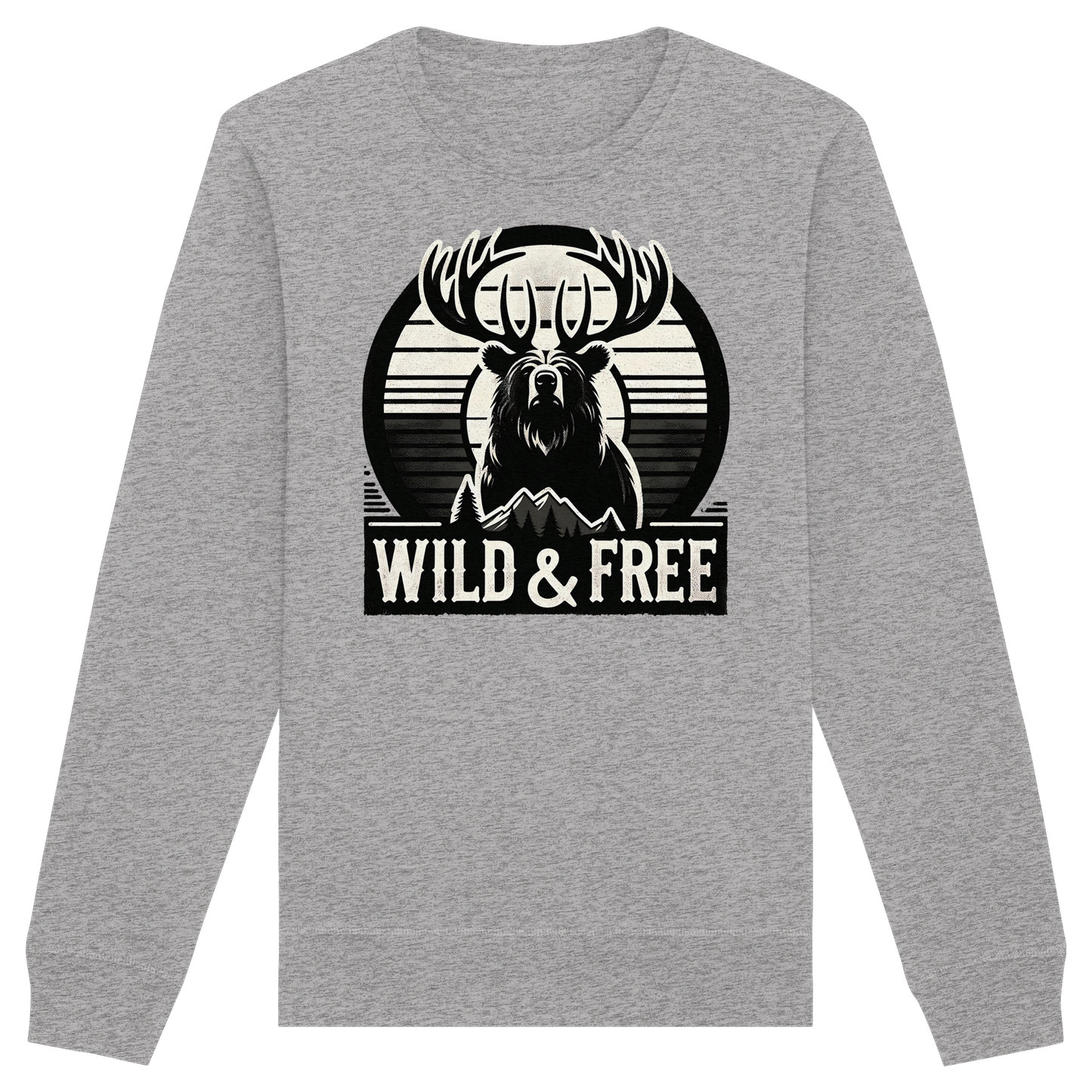 “Wild & Free” Unisex Sweatshirt – Cozy Everyday Essential