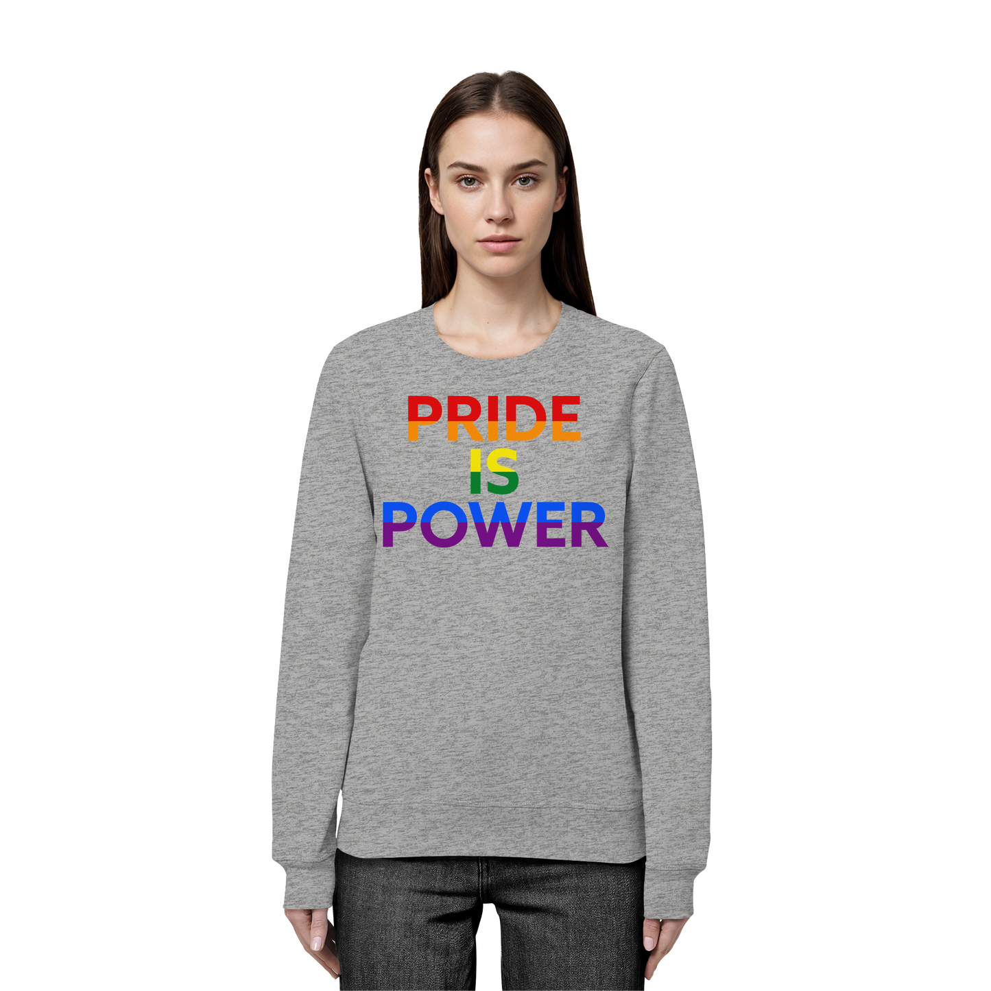 Pride Is Power – Warm Sweatshirt with Loud Love Energy