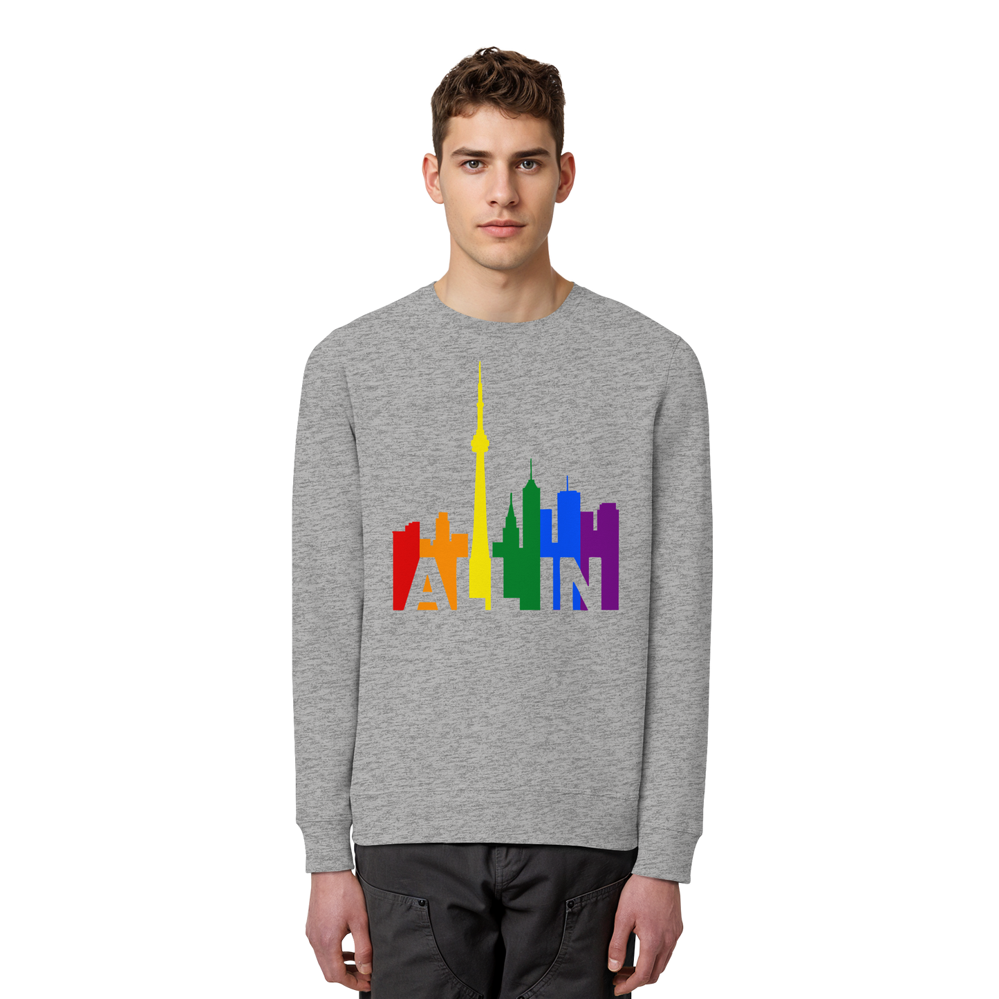 ALL IN – Pride Toronto Sweatshirt – Unisex Fit – Cozy & Bold