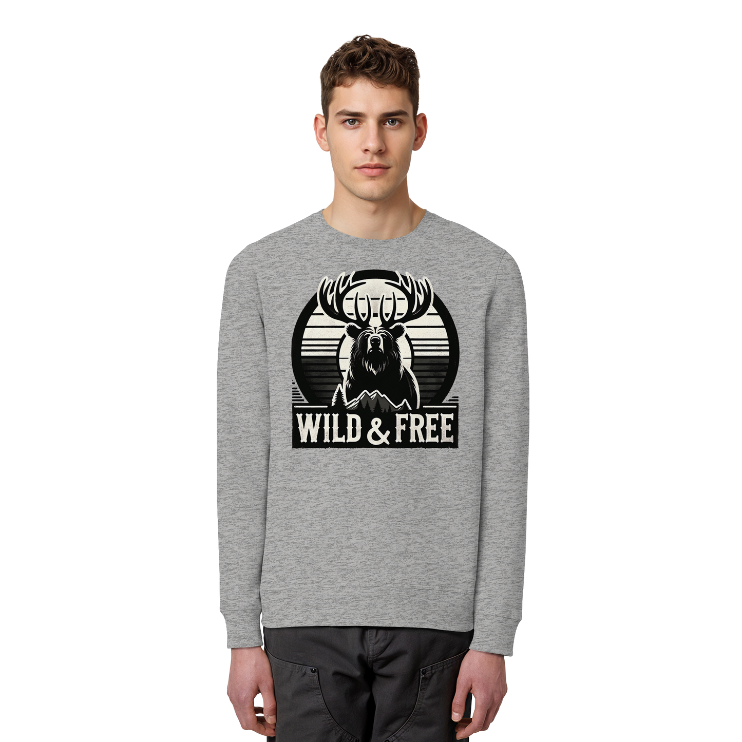 “Wild & Free” Unisex Sweatshirt – Cozy Everyday Essential