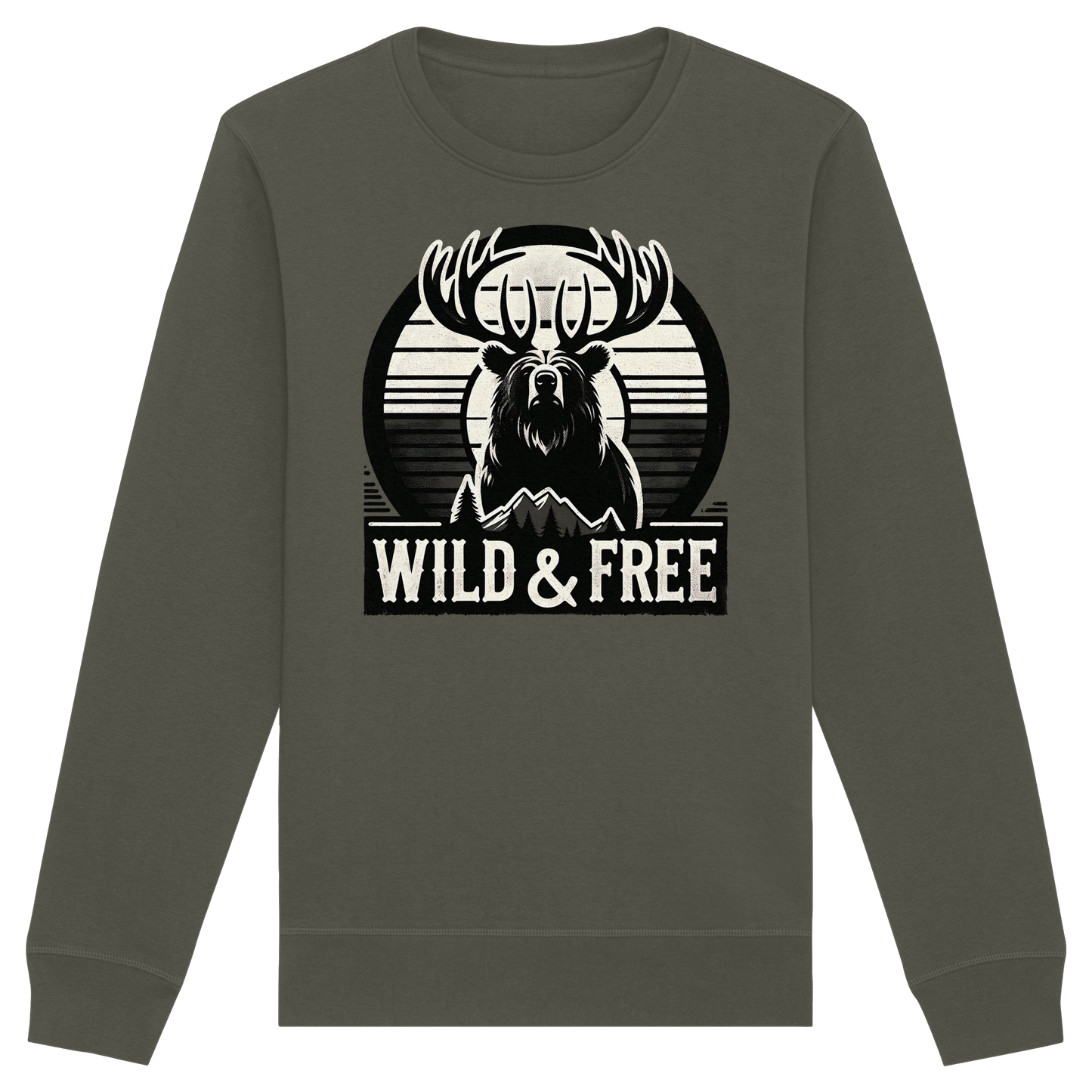 “Wild & Free” Unisex Sweatshirt – Cozy Everyday Essential