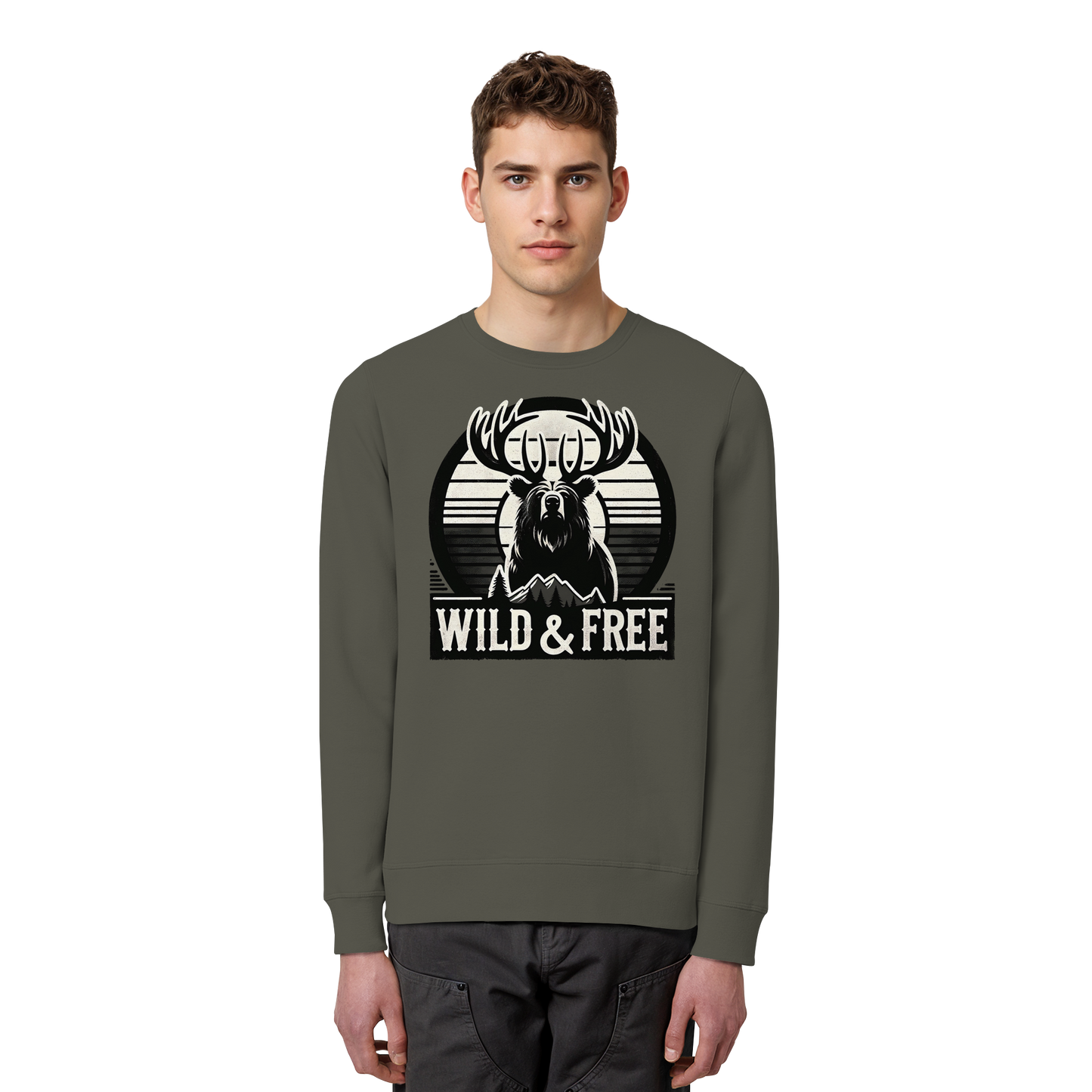“Wild & Free” Unisex Sweatshirt – Cozy Everyday Essential