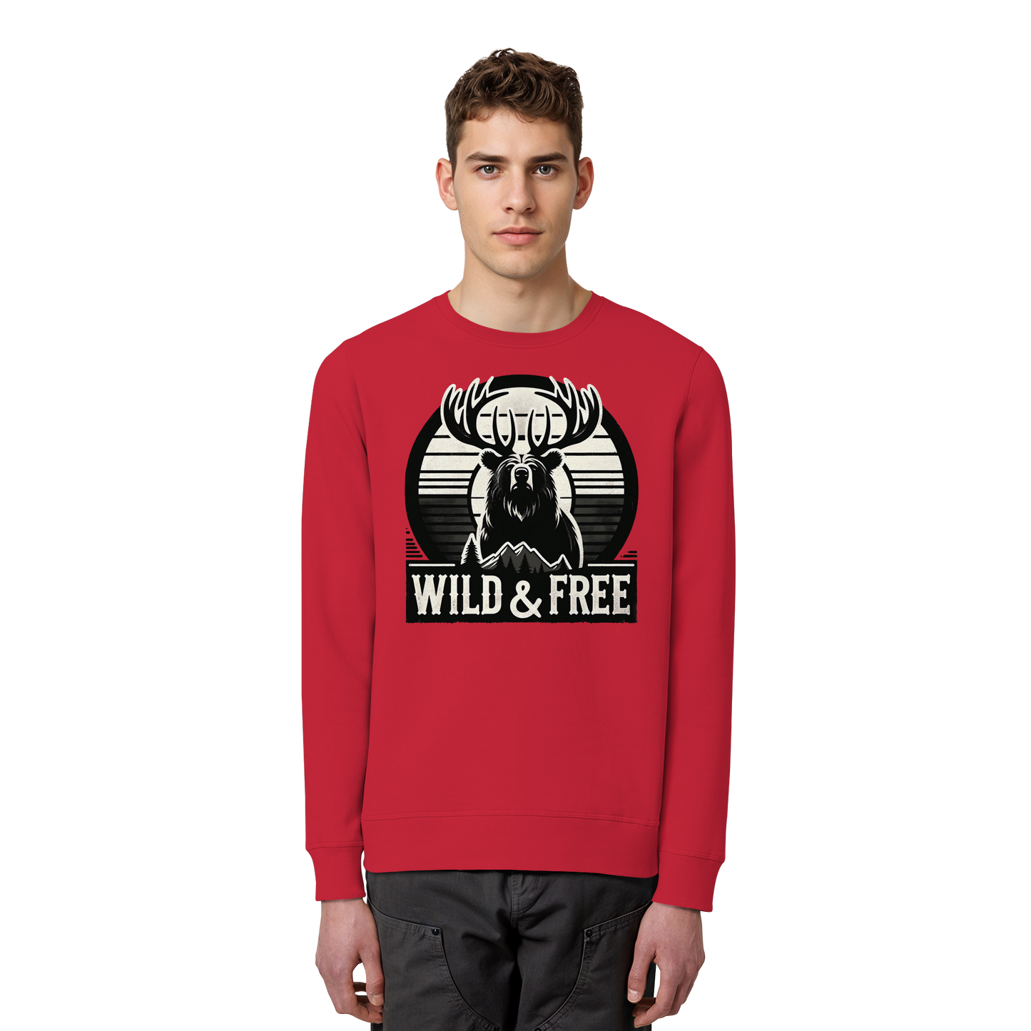 “Wild & Free” Unisex Sweatshirt – Cozy Everyday Essential