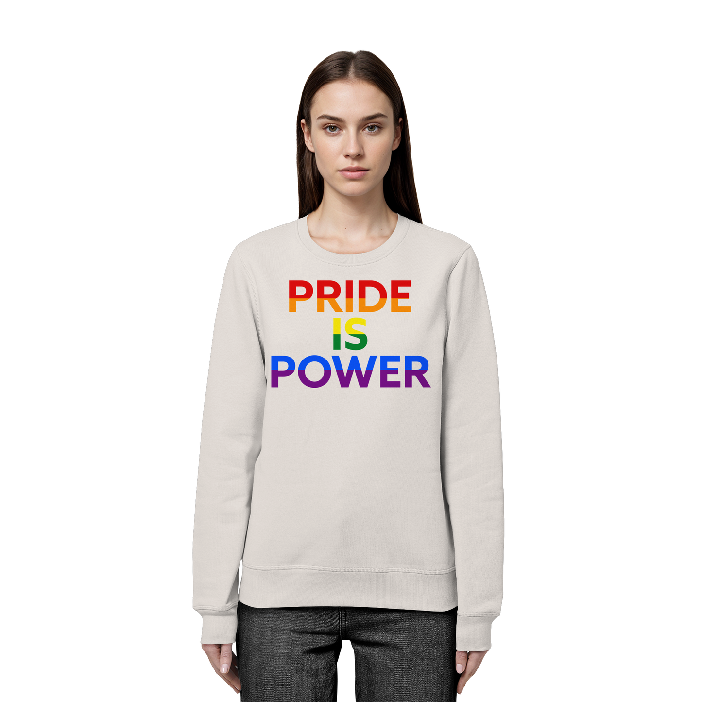 Pride Is Power – Warm Sweatshirt with Loud Love Energy