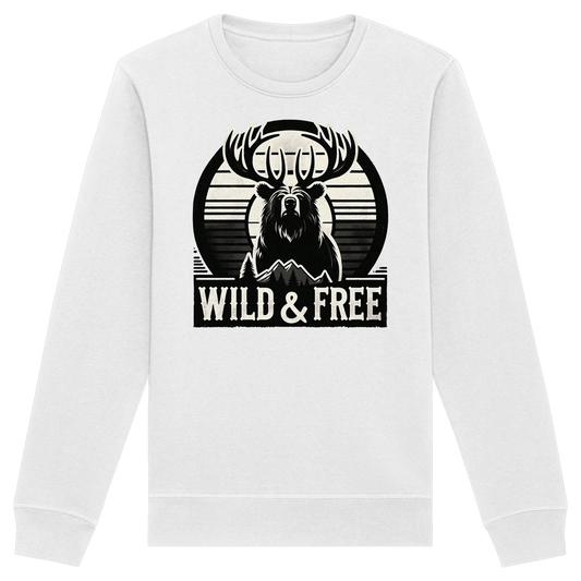 “Wild & Free” Unisex Sweatshirt – Cozy Everyday Essential