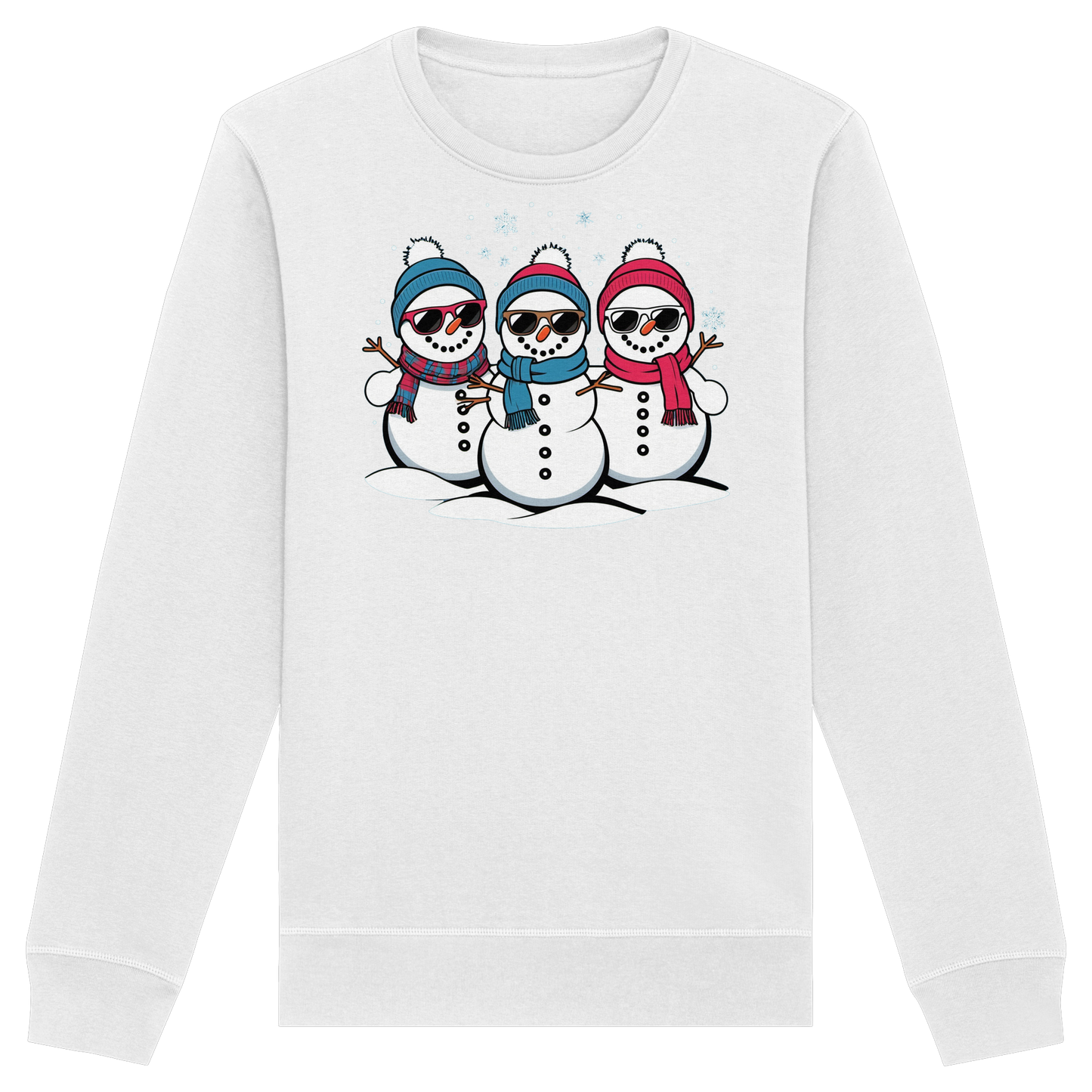 Cool Snow Squad Sweatshirt | Snowman Christmas Crewneck | Holiday Fleece