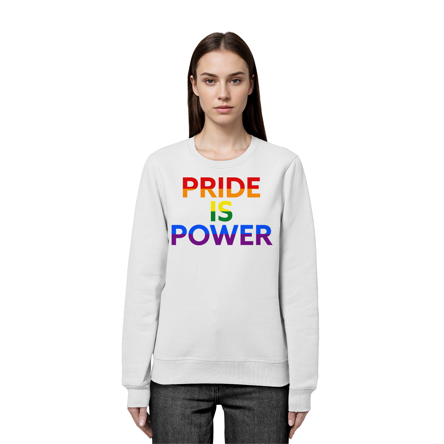 Pride Is Power – Warm Sweatshirt with Loud Love Energy