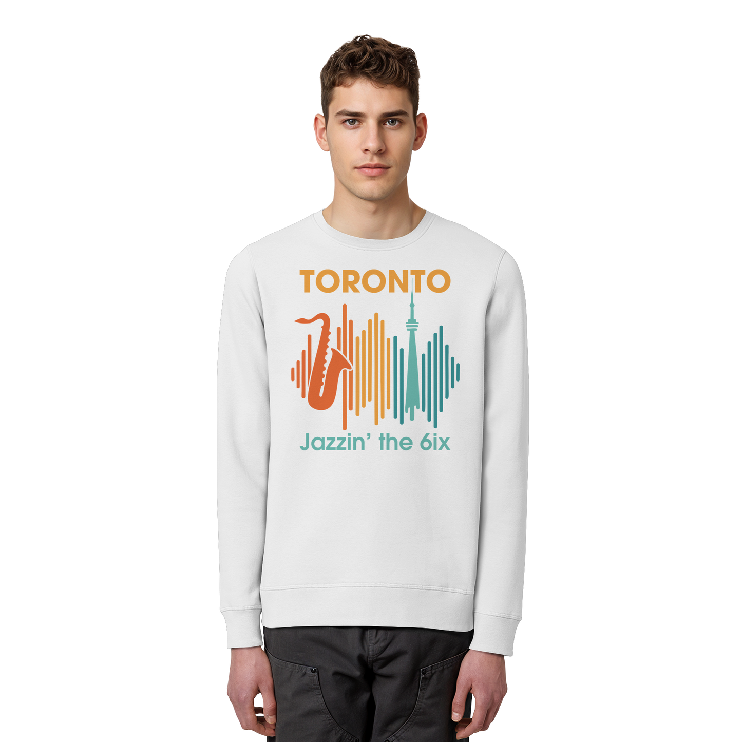 Toronto Jazzin’ the 6ix – Cozy Sweatshirt for Late-Night Soundwalks