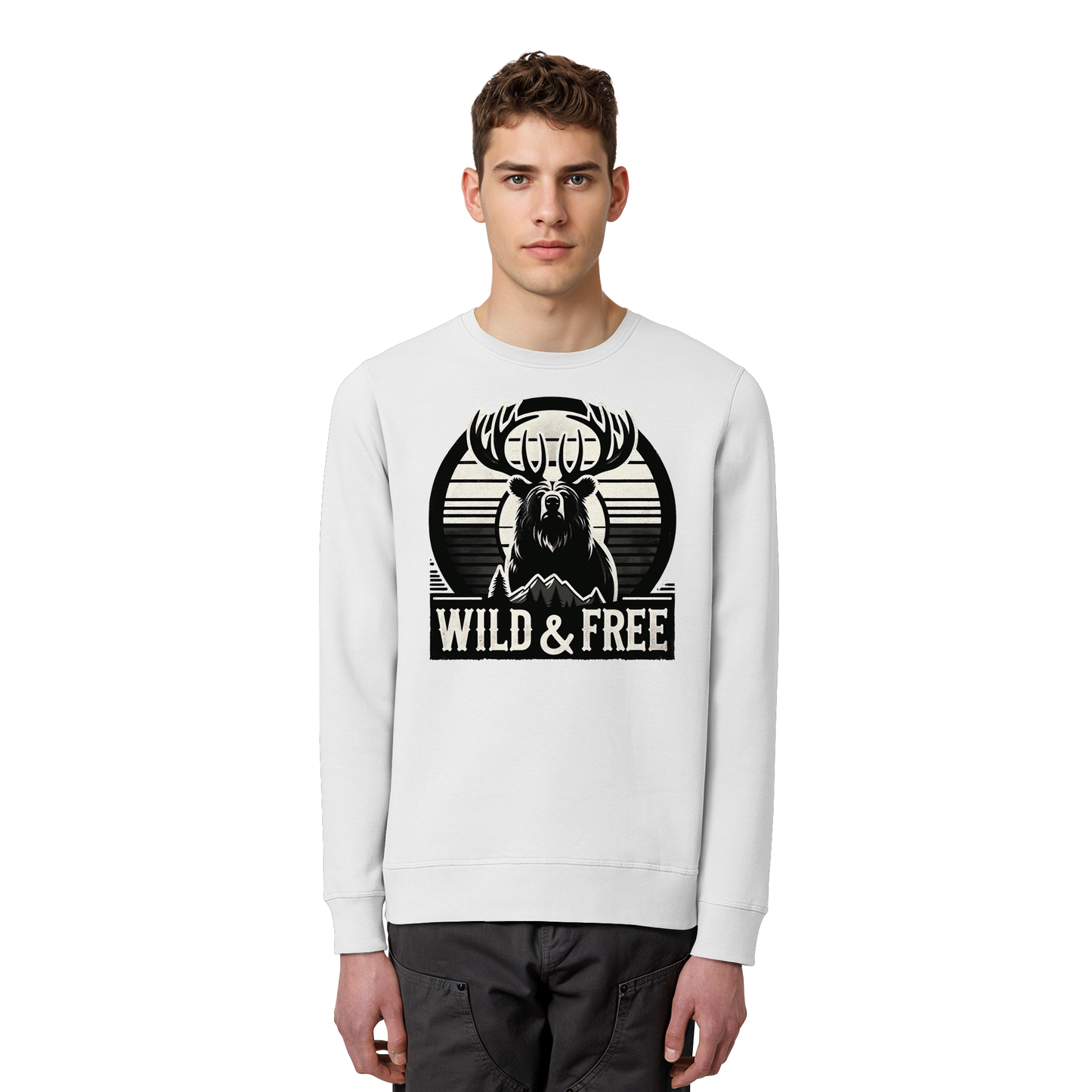 “Wild & Free” Unisex Sweatshirt – Cozy Everyday Essential