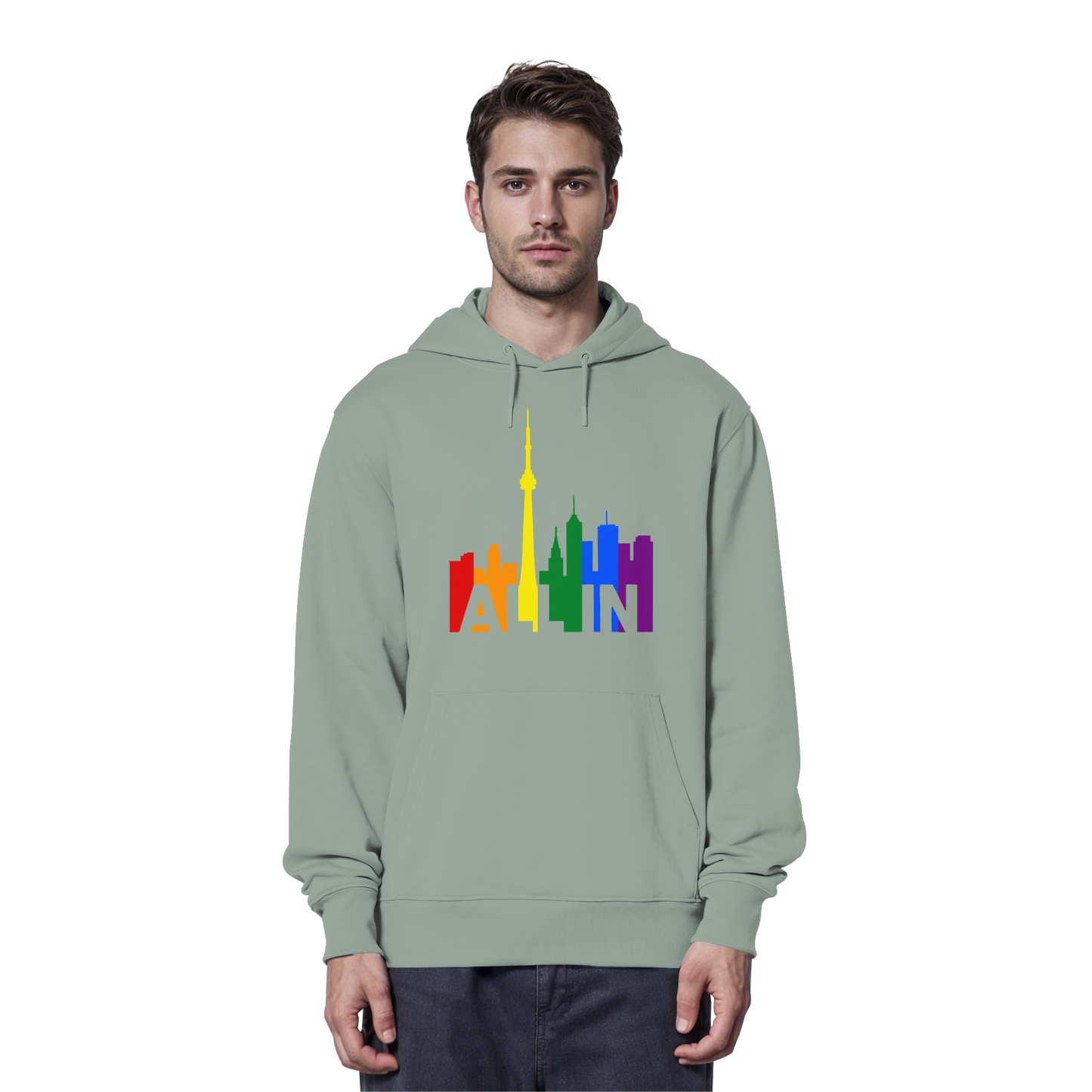 ALL IN - Warm & Cozy Pride Hoodie