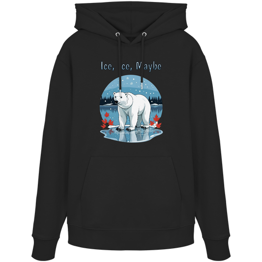 Ice Ice Maybe Hoodie | Polar Bear Christmas Hoodie | Fleece Hoodie – Premium Softstyle Cotton