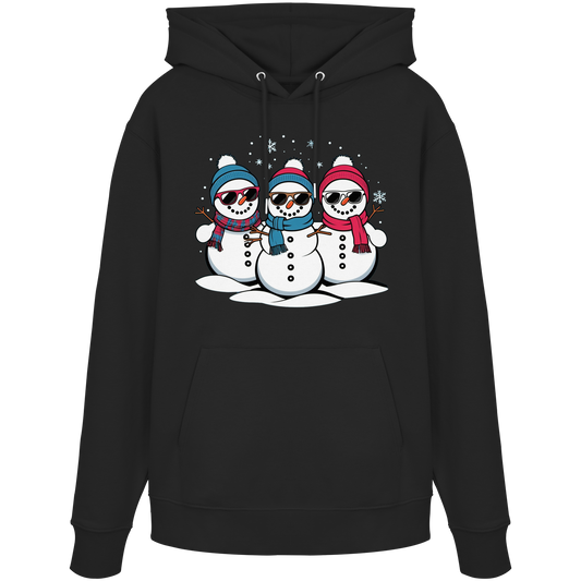 Cool Snow Squad Hoodie | Funny Snowman Christmas Hoodie | Fleece Hoodie – Premium Cotton Blend