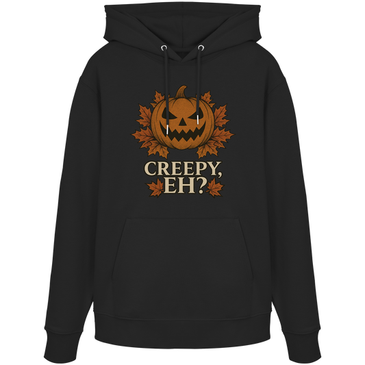 Creepy, Eh? – Spooky Fall Hoodie with Canadian Humour