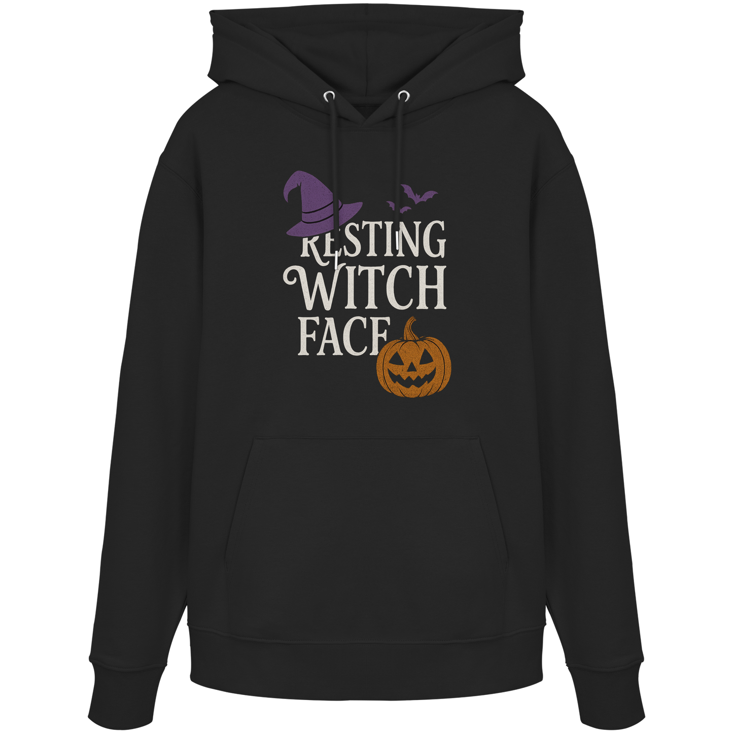 Resting Witch Face – Funny Halloween Hoodie - Spooky & Sarcastic Witch Design