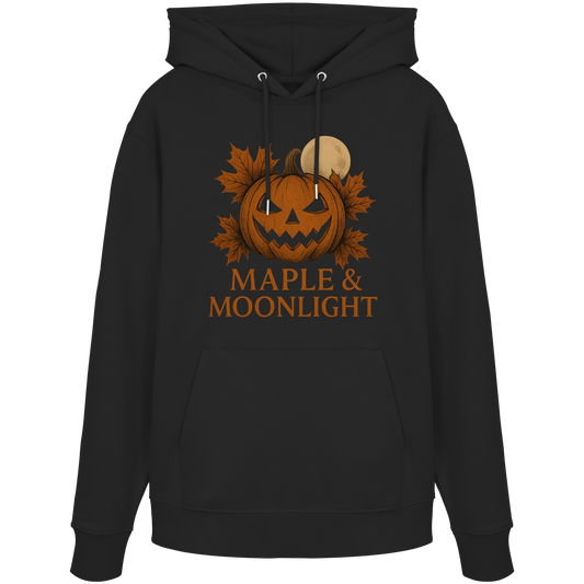Maple & Moonlight – Cozy Canadian Halloween Hoodie