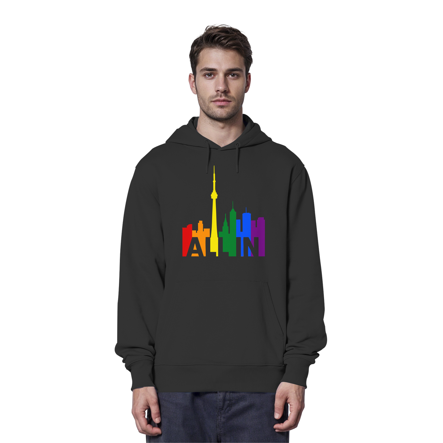 ALL IN - Warm & Cozy Pride Hoodie