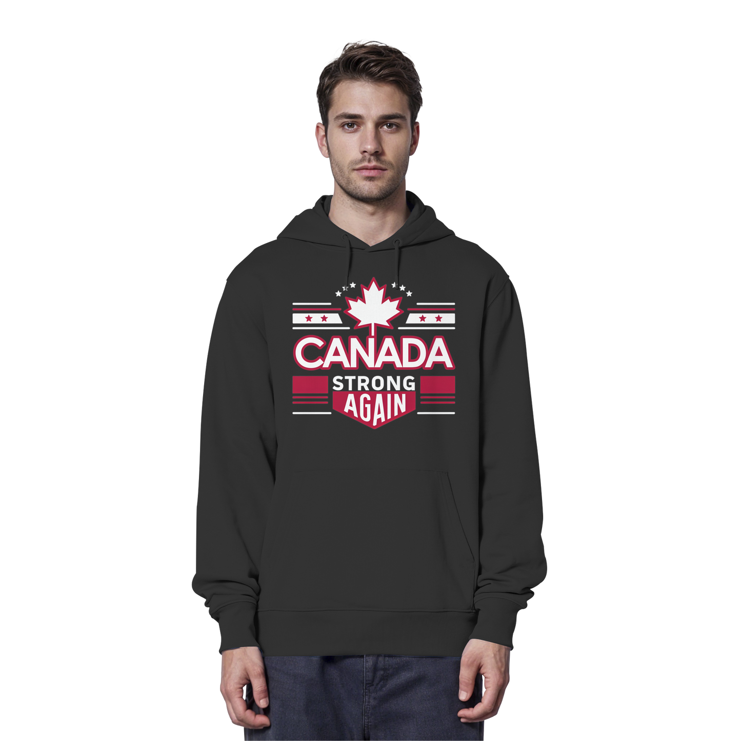 “Canada Strong Again” Unisex Hoodie – Wear Your Pride, Bold and Patriotic!