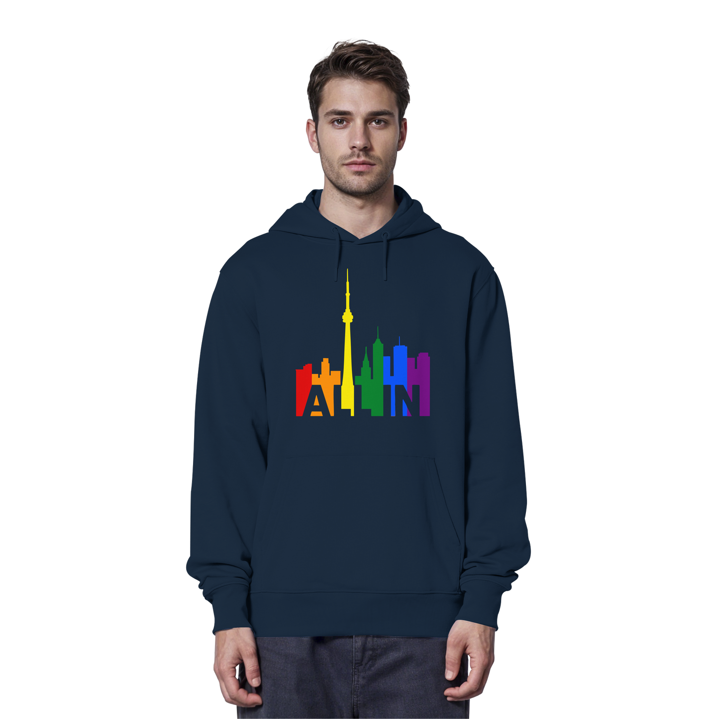 ALL IN - Warm & Cozy Pride Hoodie