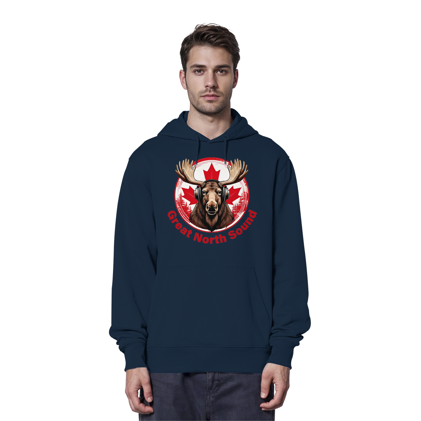 "Great North Sound" Cozy Canadian Vibes Hoodie