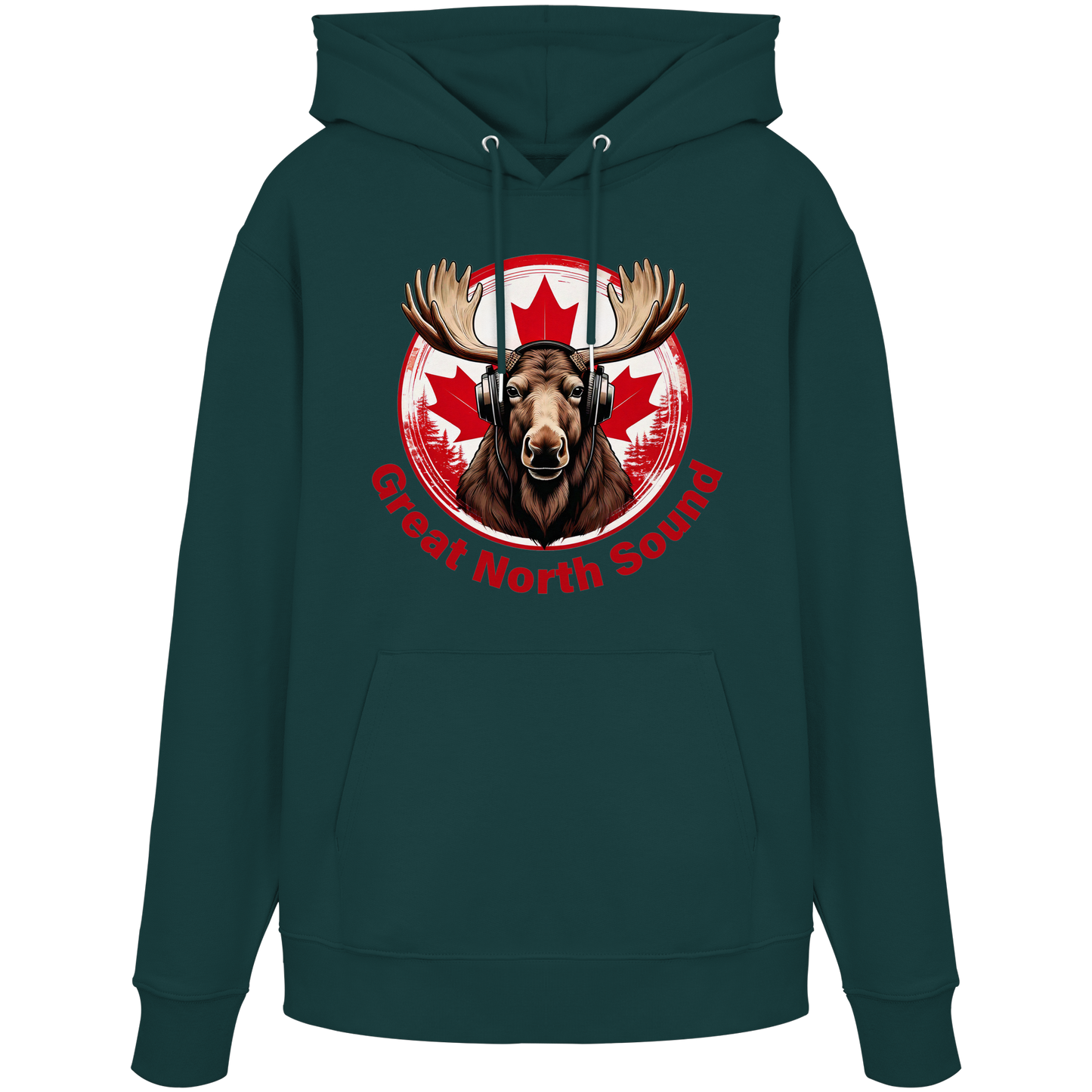 "Great North Sound" Cozy Canadian Vibes Hoodie