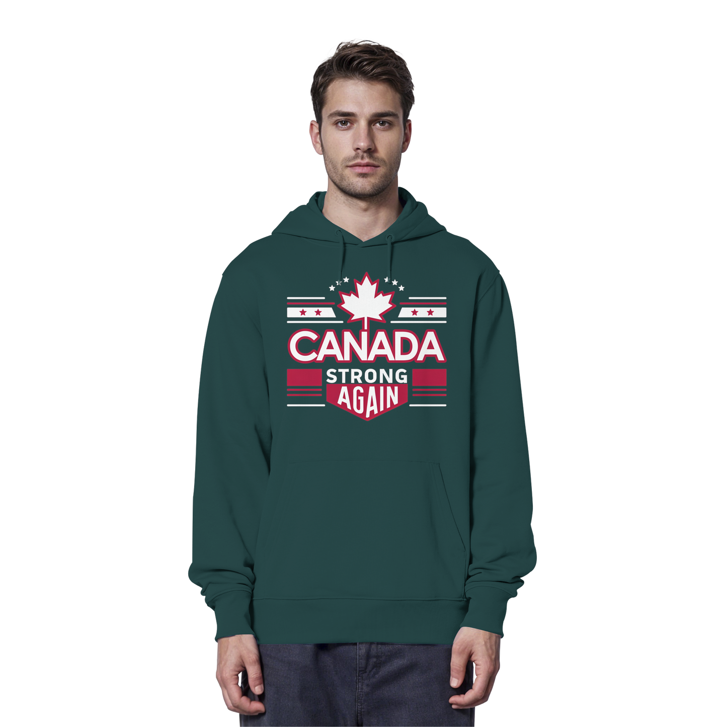 “Canada Strong Again” Unisex Hoodie – Wear Your Pride, Bold and Patriotic!