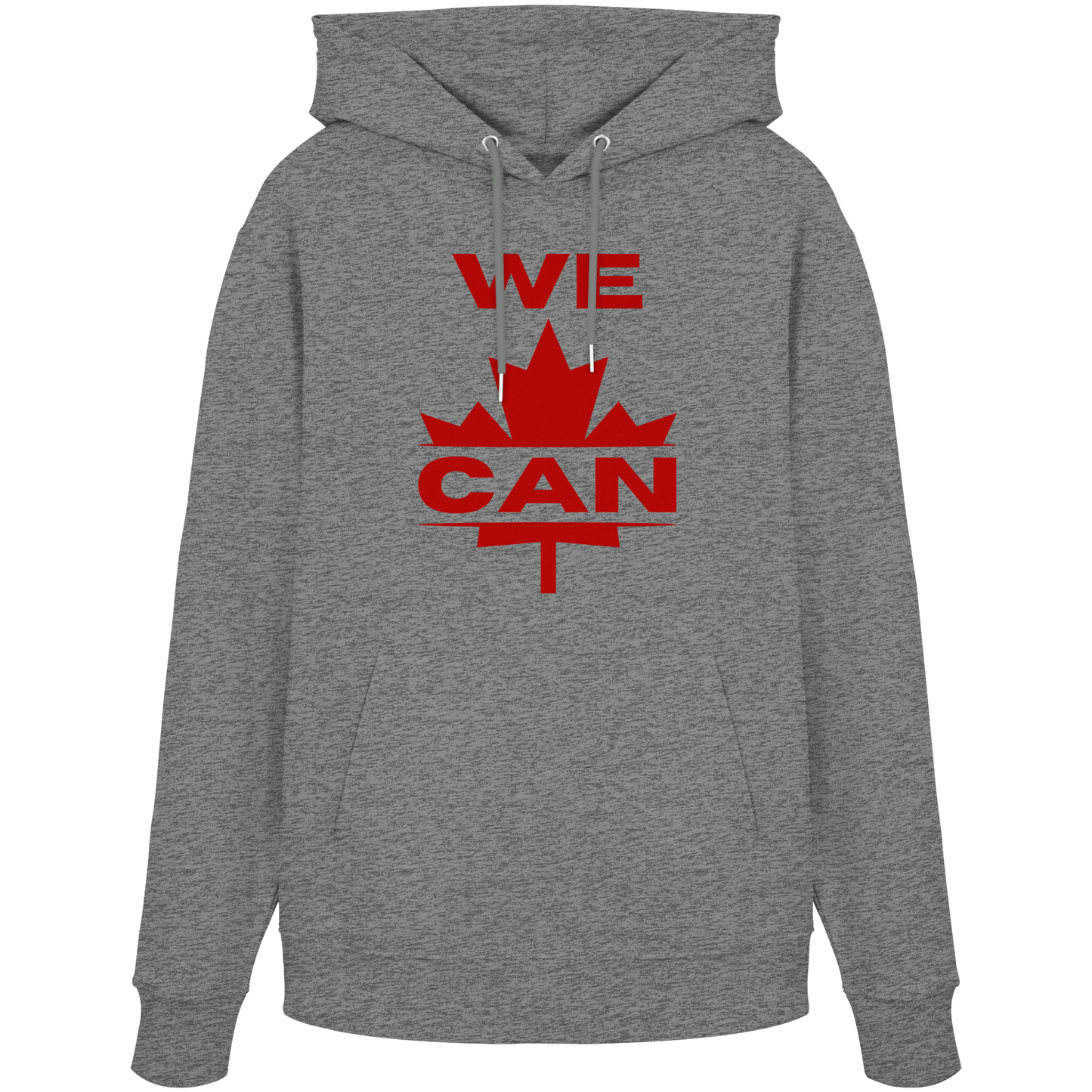 “We Can” with Maple Leaf Unisex Hoodie – Motivational Hoodie for Everyday Comfort, Canada Pride