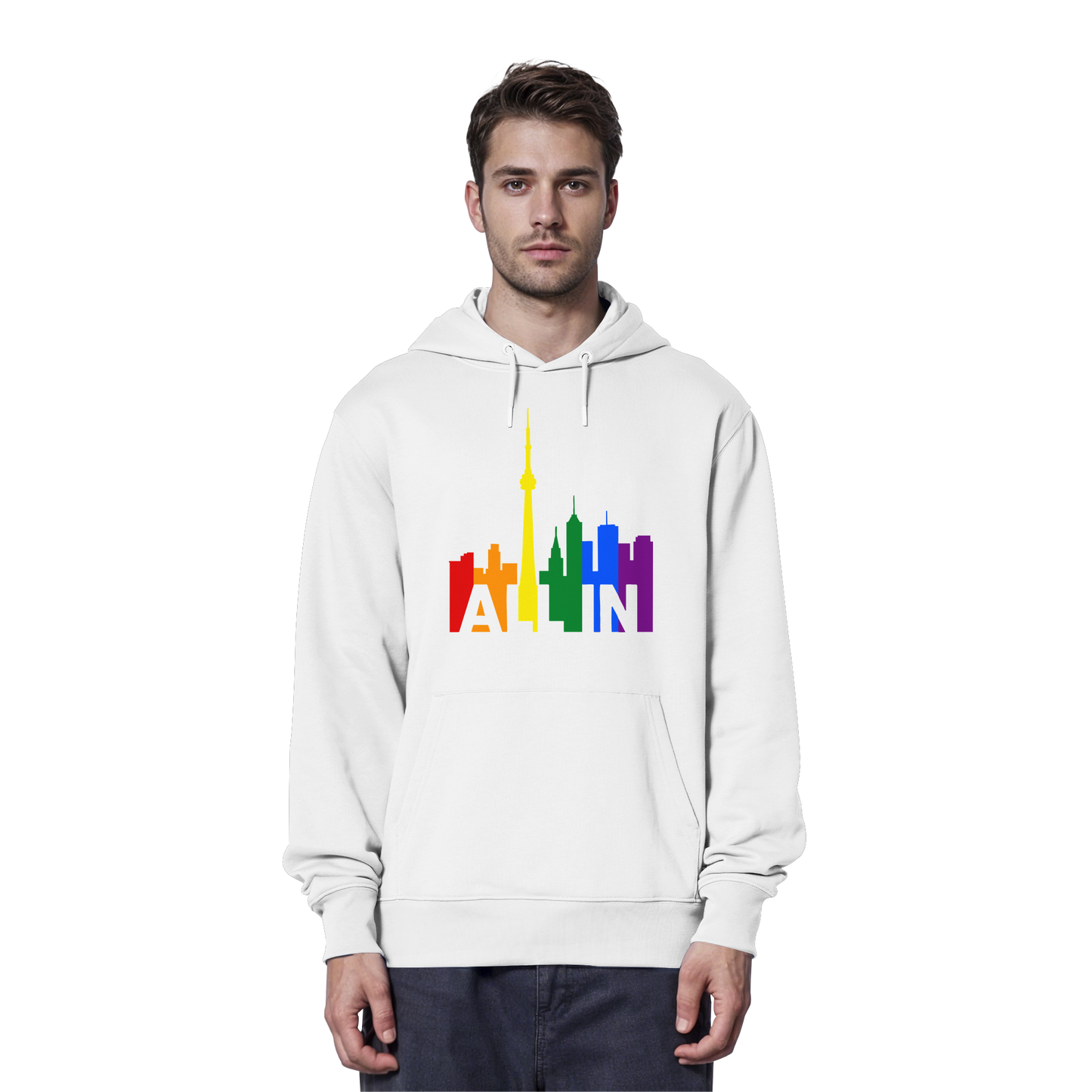 ALL IN - Warm & Cozy Pride Hoodie