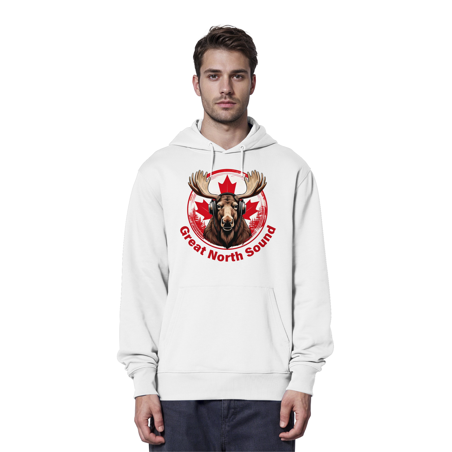 "Great North Sound" Cozy Canadian Vibes Hoodie