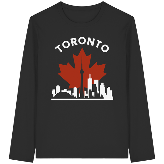Toronto Leafline Long Sleeve Tee for Chilly City Days