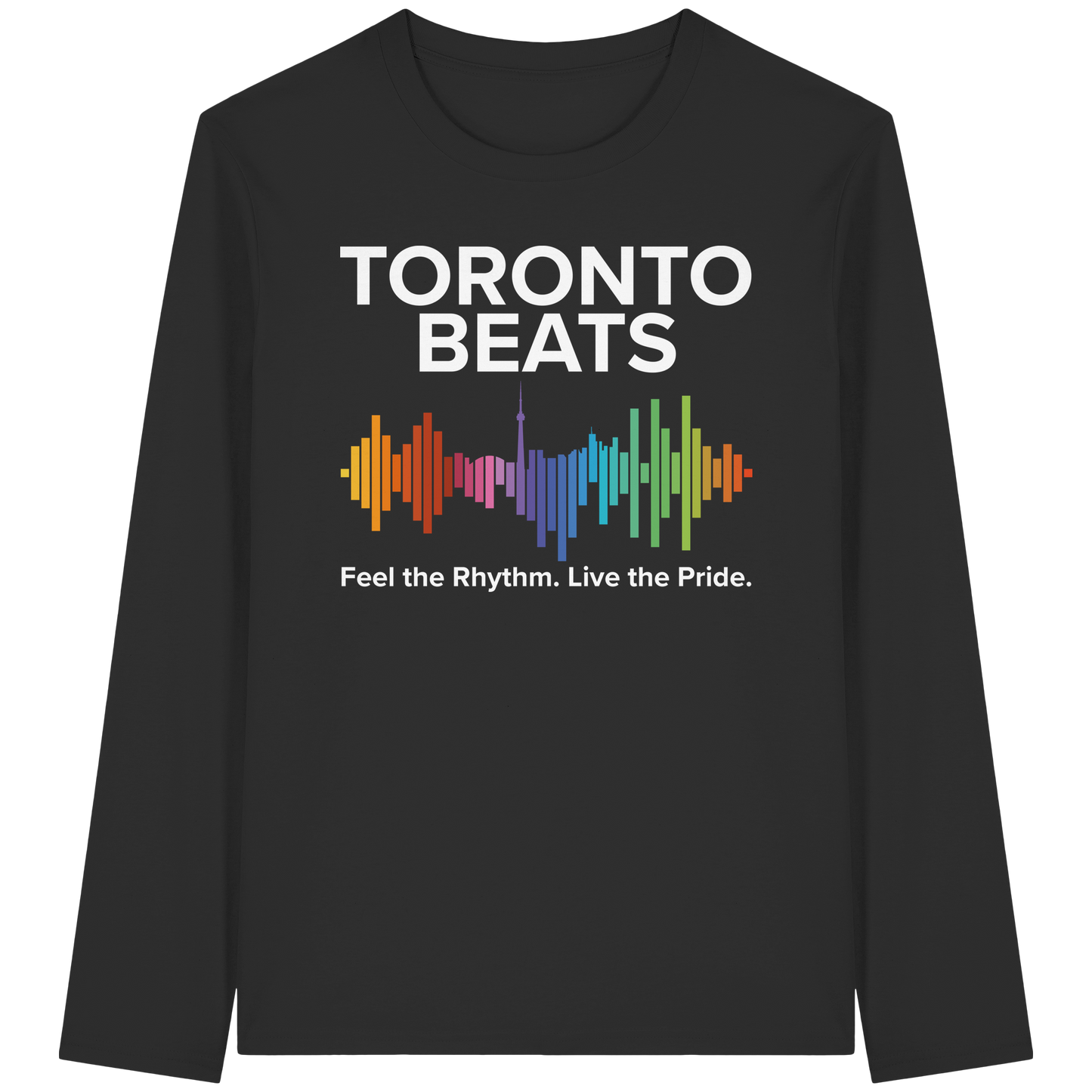 Toronto Beats Longsleeve – Pride Rhythm for Chilly Days.