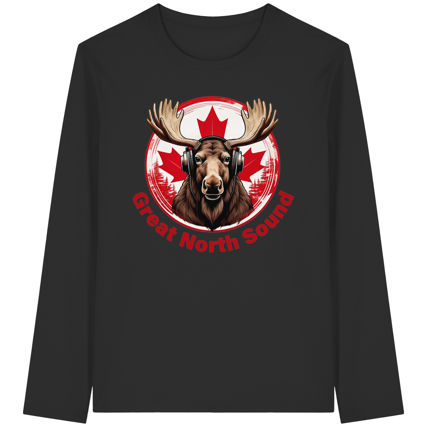 “Great North Sound” Soundwaves Long Sleeve Tee