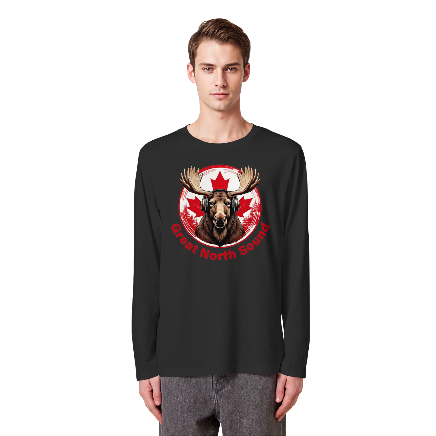 “Great North Sound” Soundwaves Long Sleeve Tee