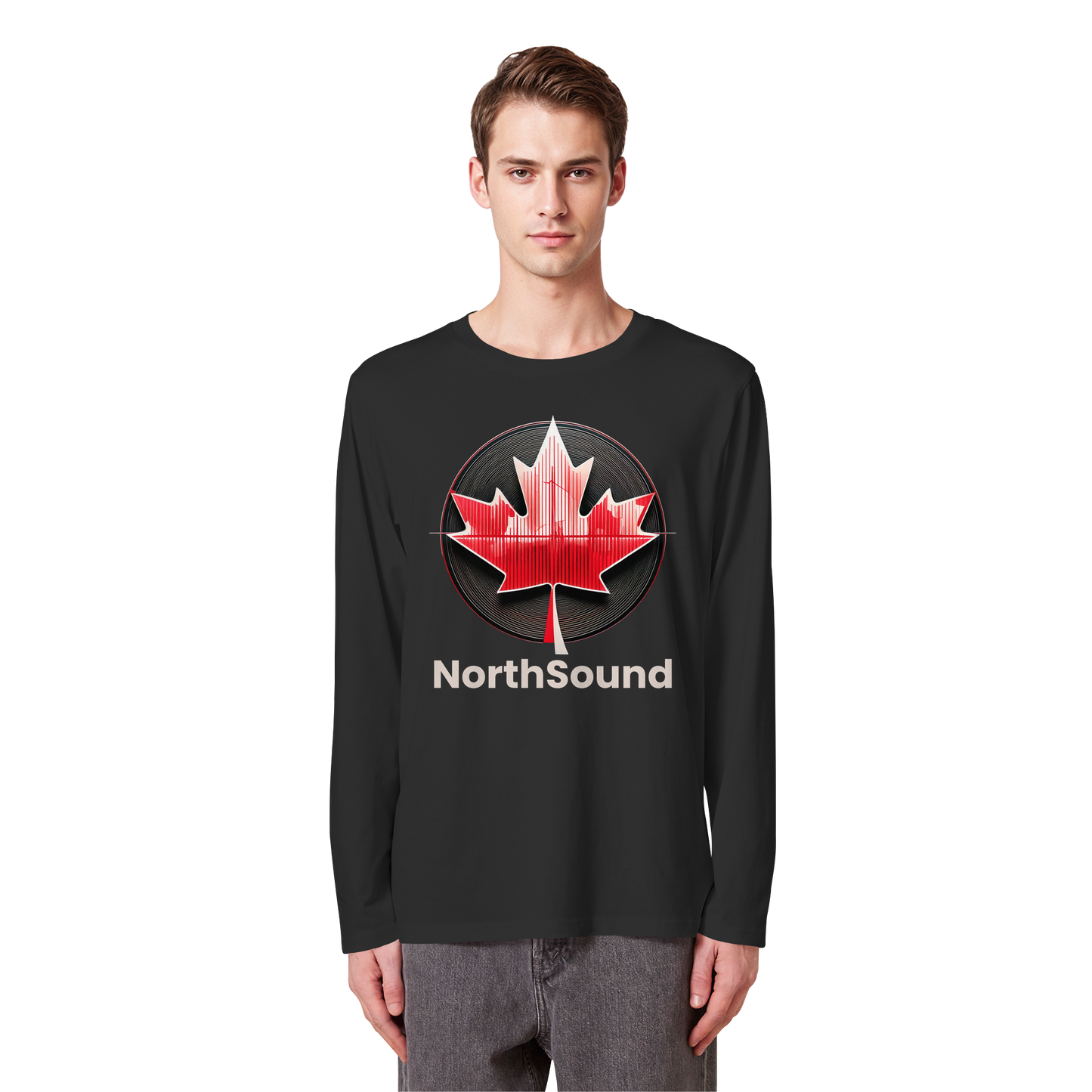 "NorthSound" Unisex Long Sleeve Tee - Long Sleeves, Lasting Tunes