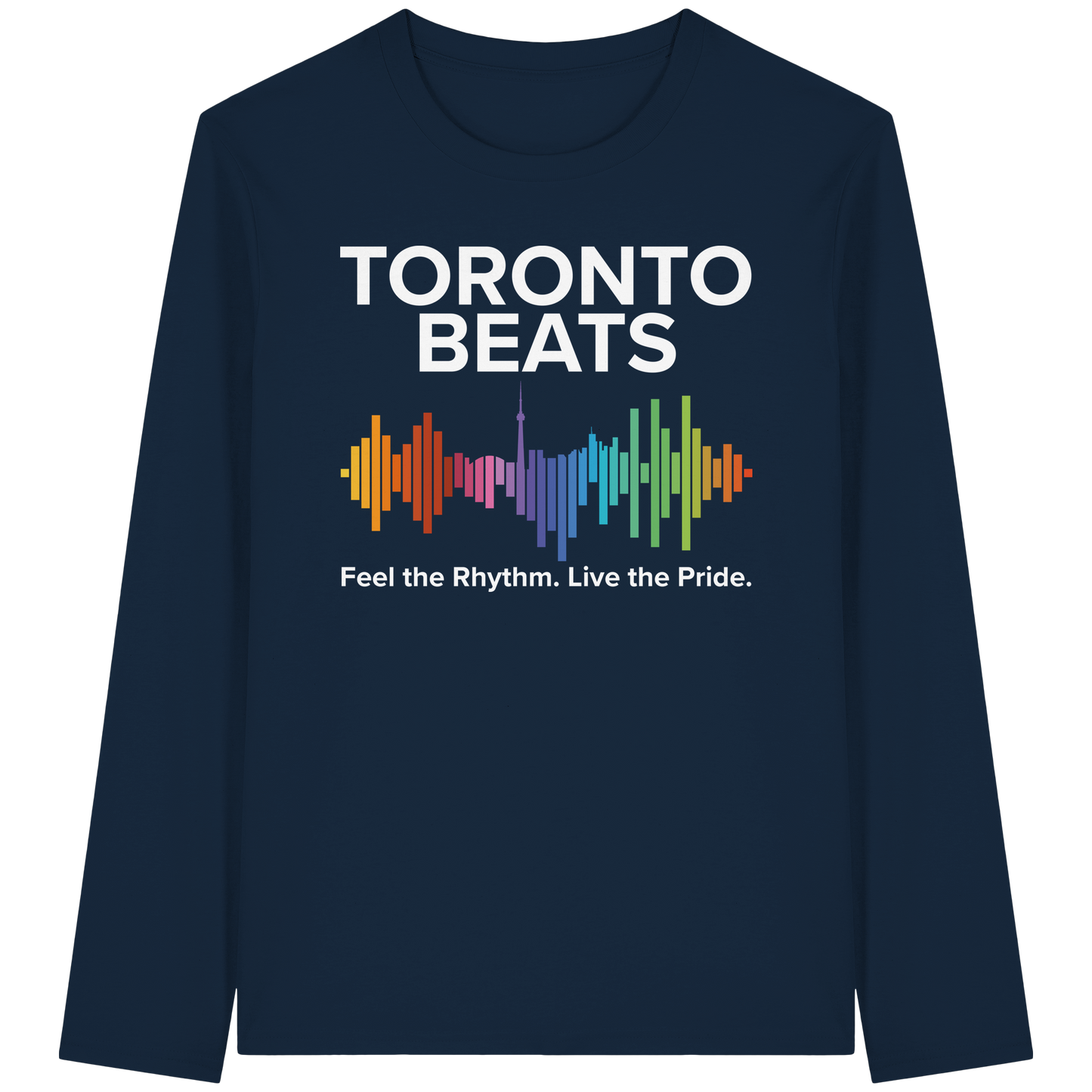 Toronto Beats Longsleeve – Pride Rhythm for Chilly Days.