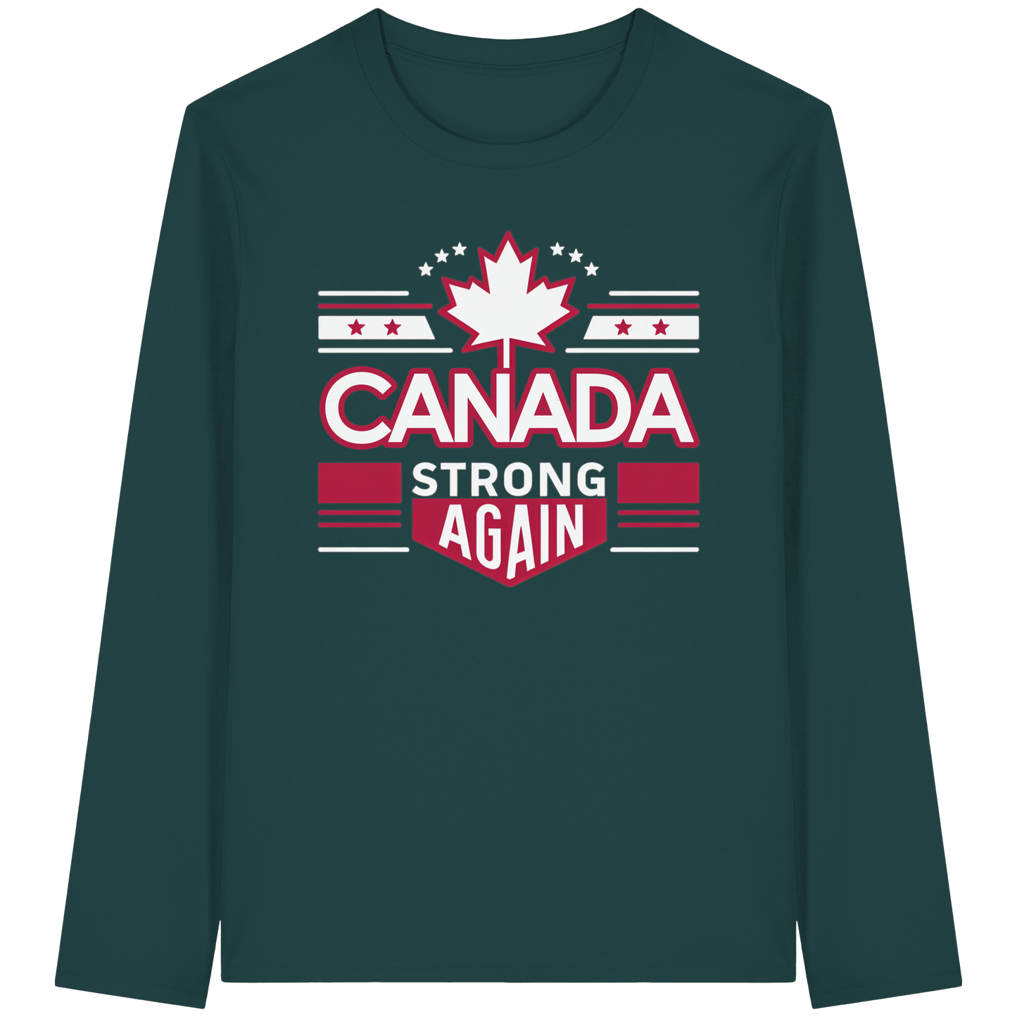 “Canada Strong Again” Unisex Long Sleeve Tee – Wear Your Pride, Bold and Patriotic!