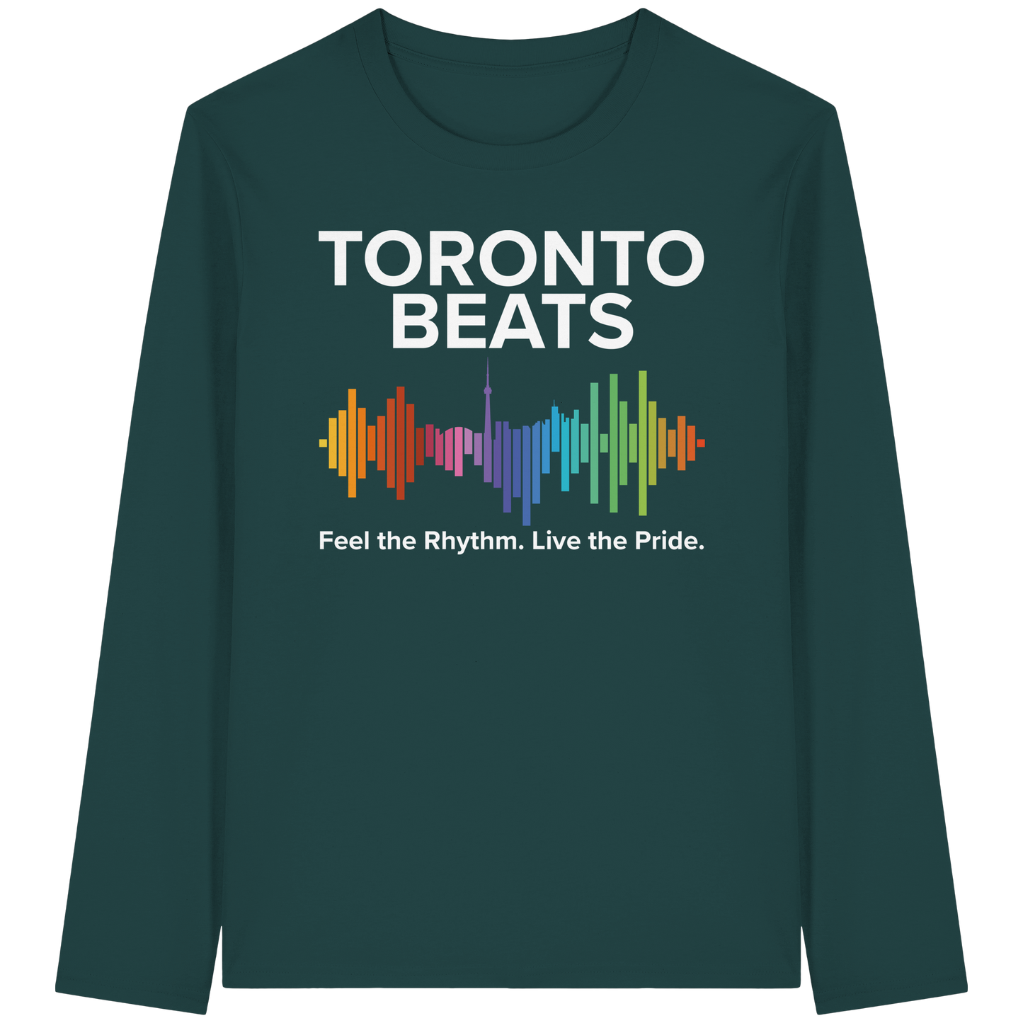 Toronto Beats Longsleeve – Pride Rhythm for Chilly Days.