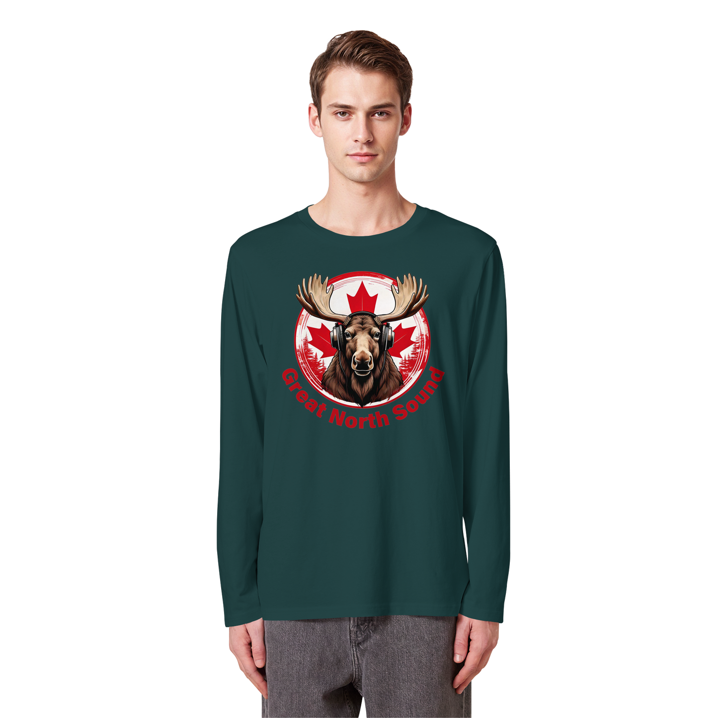 “Great North Sound” Soundwaves Long Sleeve Tee