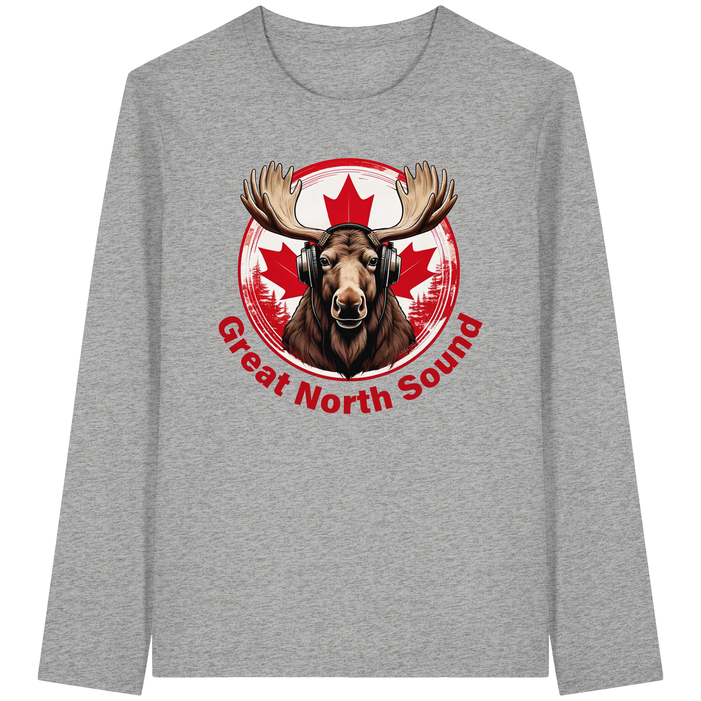 “Great North Sound” Soundwaves Long Sleeve Tee