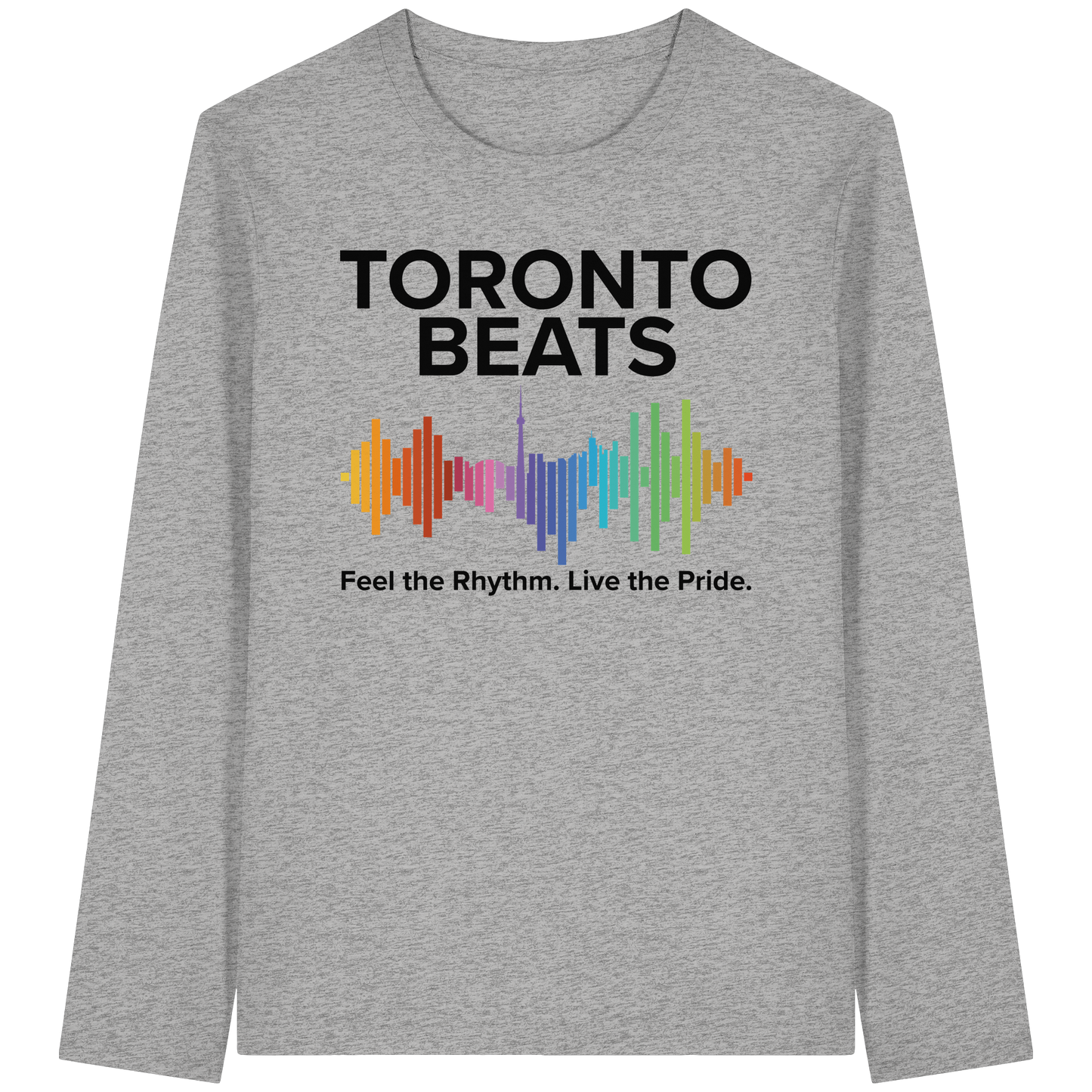 Toronto Beats Longsleeve – Pride Rhythm for Chilly Days.