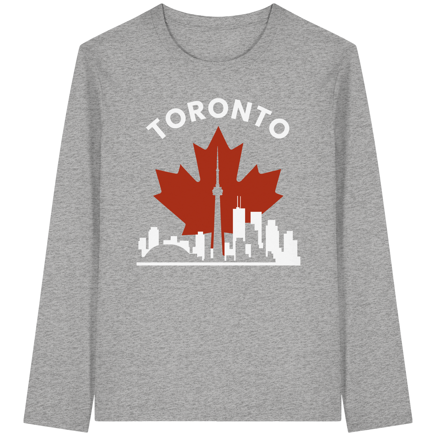 Toronto Leafline Long Sleeve Tee for Chilly City Days