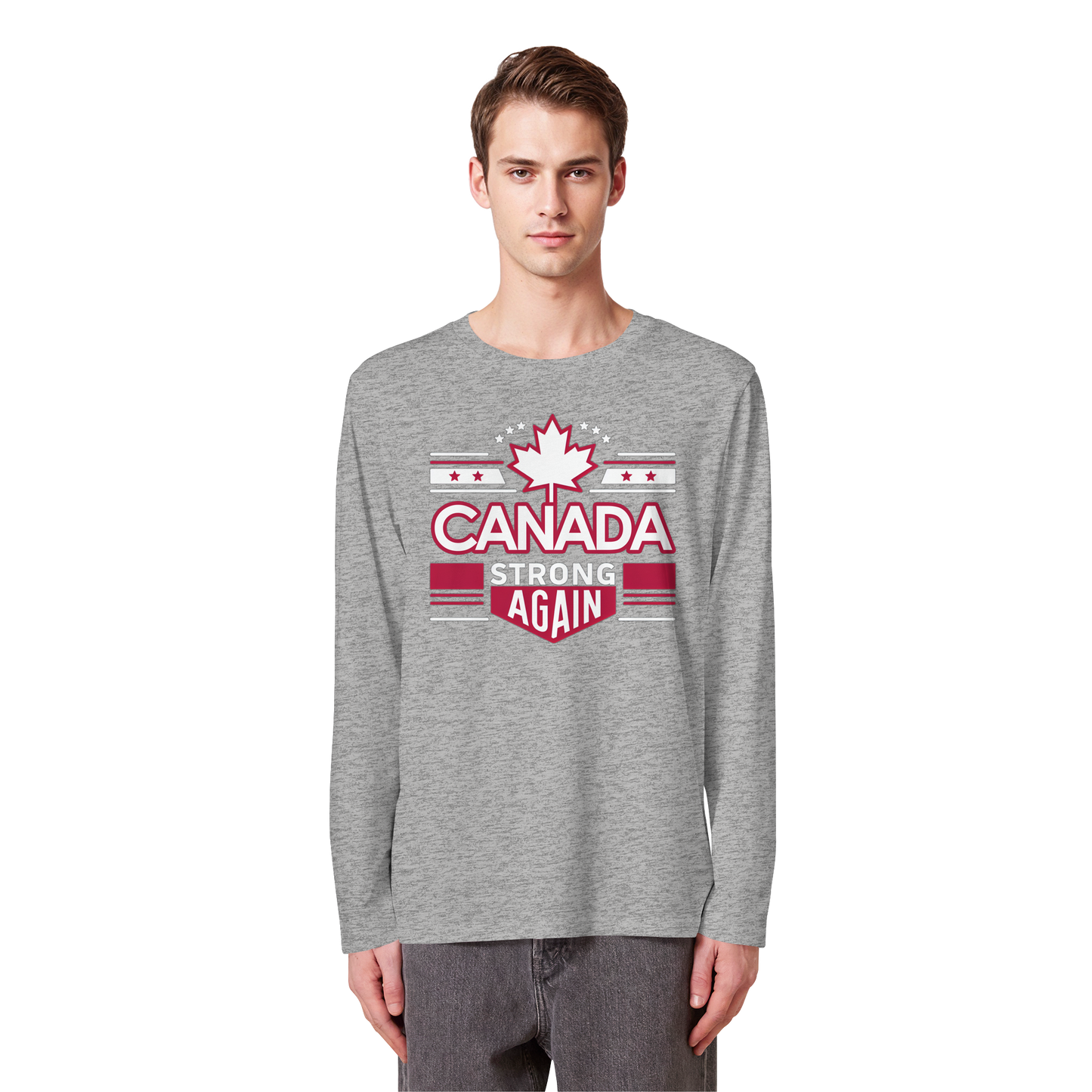 “Canada Strong Again” Unisex Long Sleeve Tee – Wear Your Pride, Bold and Patriotic!