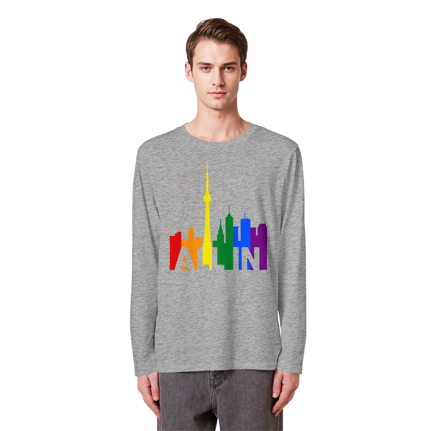 ALL IN – Pride Toronto Long Sleeve T-Shirt – Unisex Fit – Bold & Comfortable