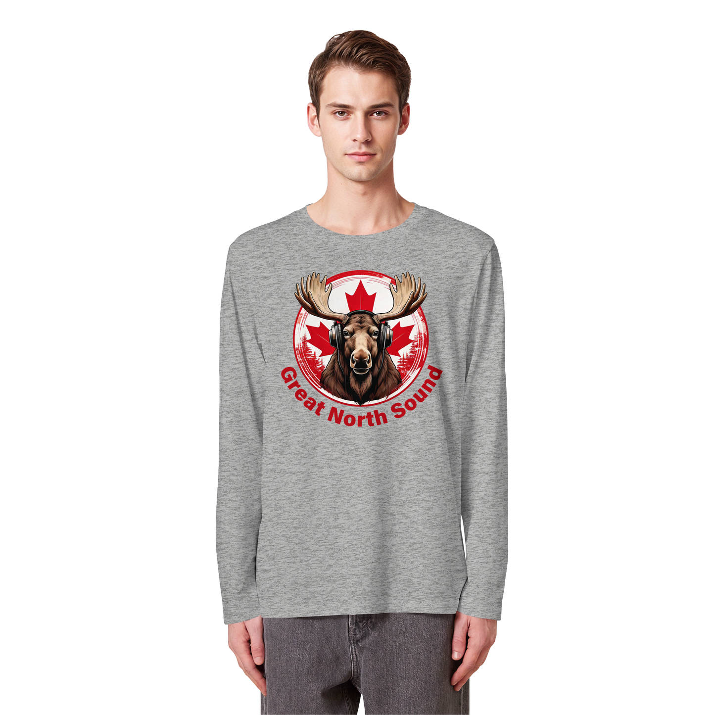 “Great North Sound” Soundwaves Long Sleeve Tee