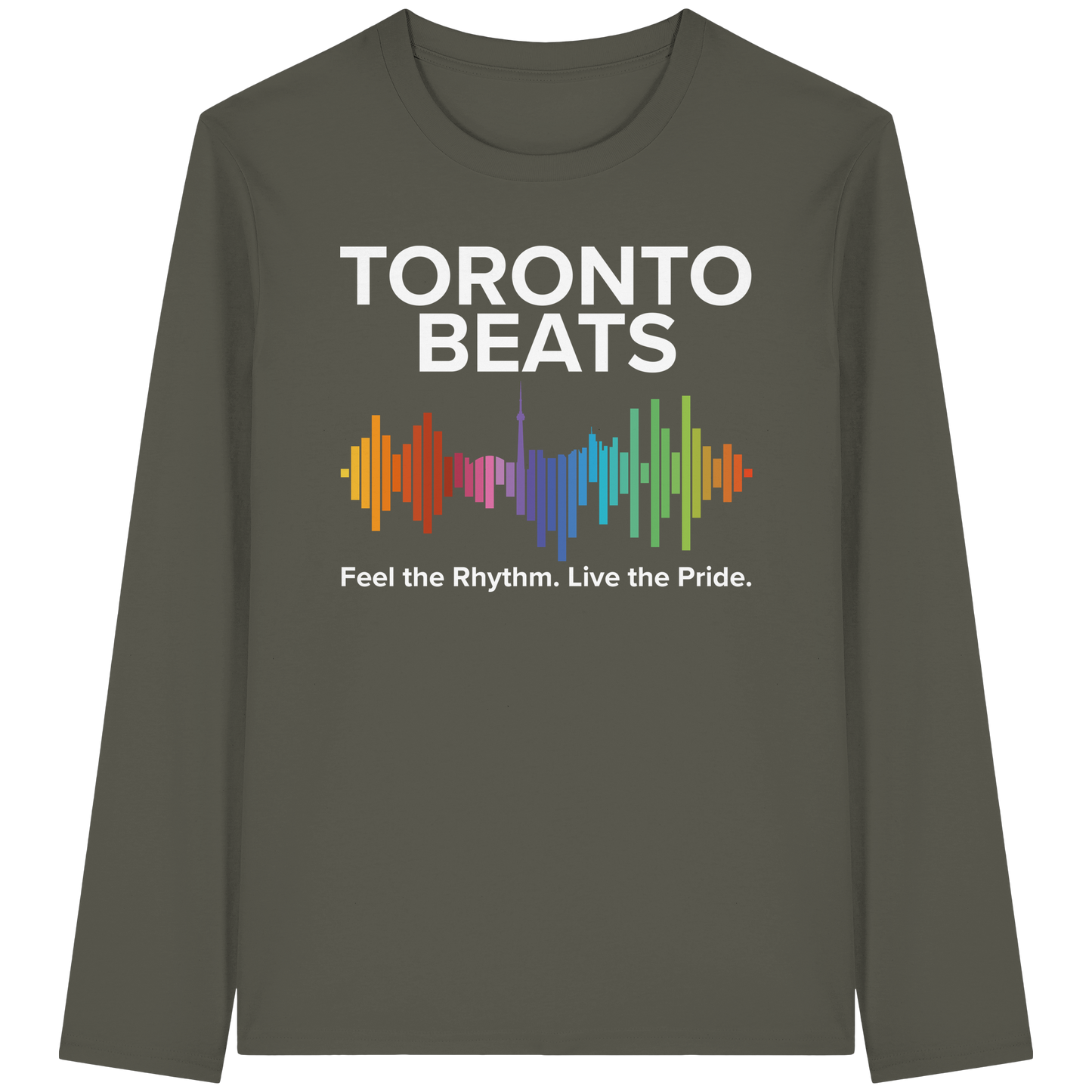 Toronto Beats Longsleeve – Pride Rhythm for Chilly Days.