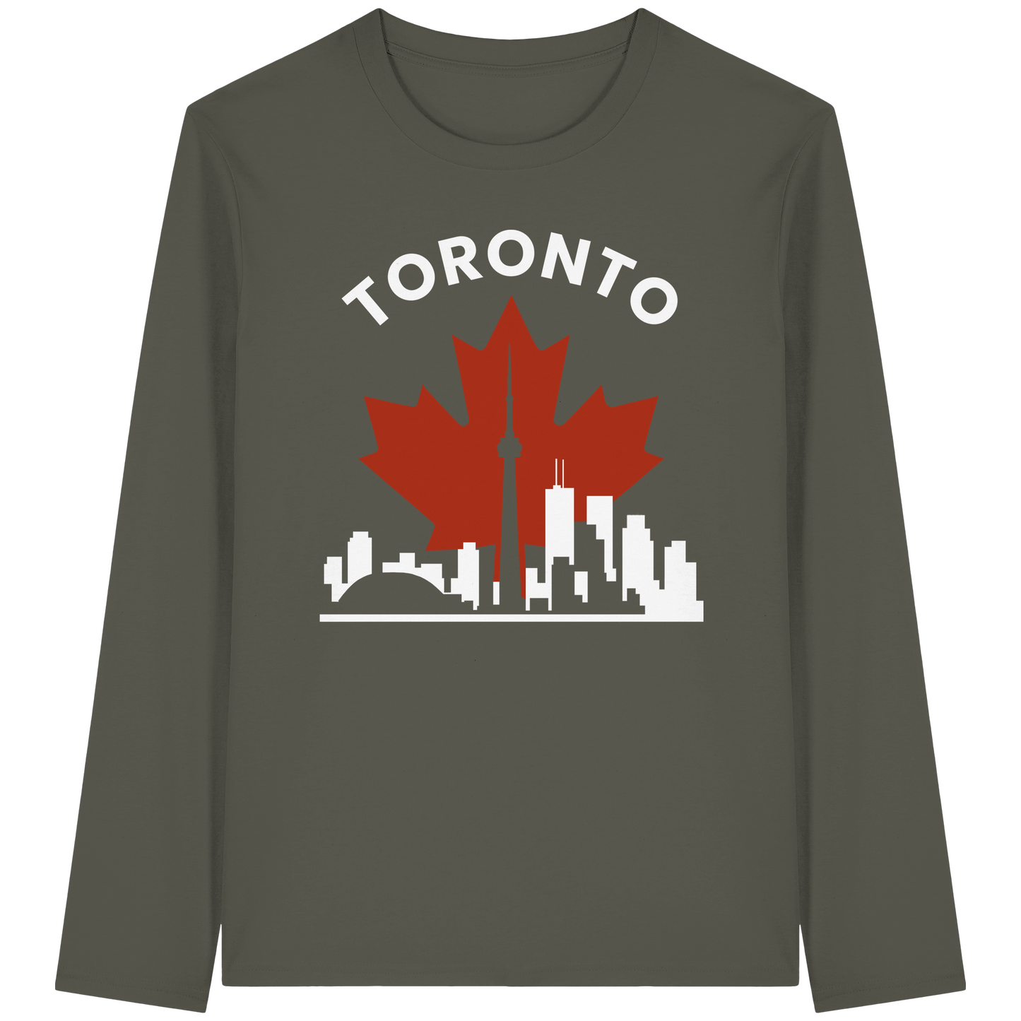Toronto Leafline Long Sleeve Tee for Chilly City Days
