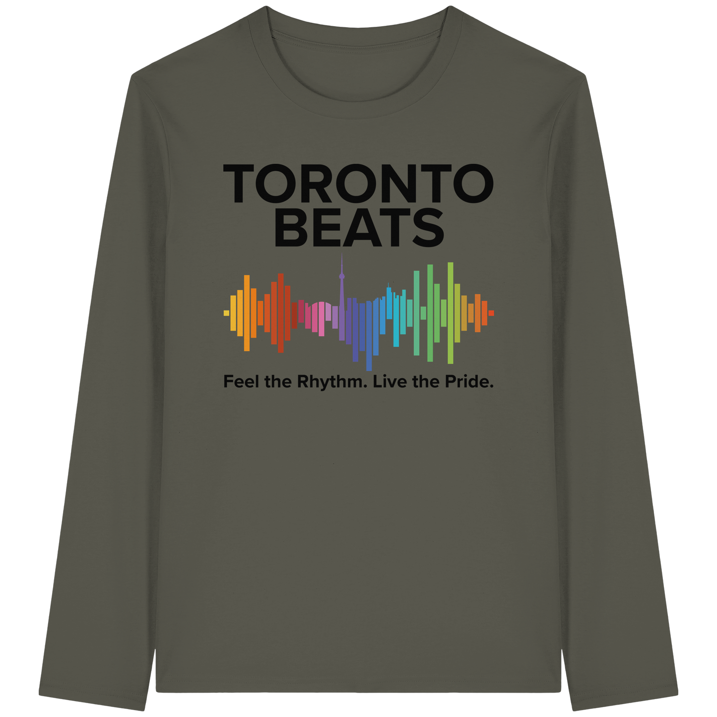 Toronto Beats Longsleeve – Pride Rhythm for Chilly Days.